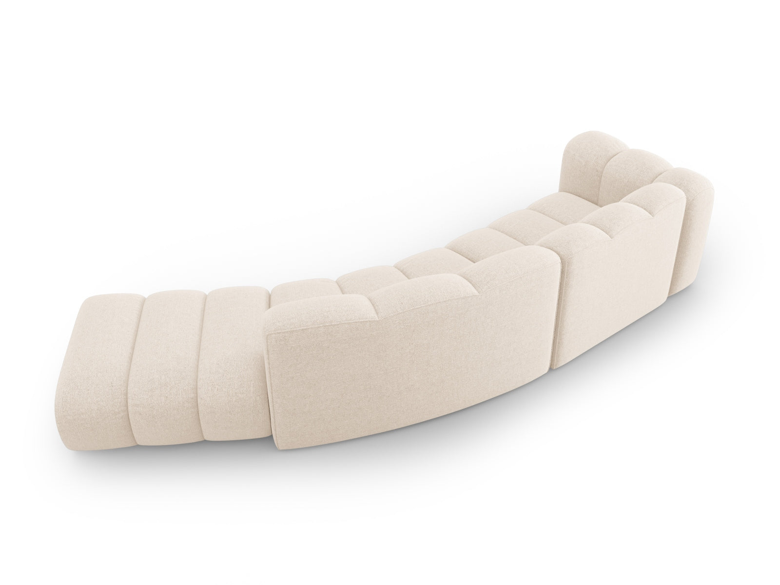 Lupine Modulares Sofa rechts 5 Sitzer in Light Beige präsentiert im Onlineshop von KAQTU Design AG. L-Sofa rechts ist von Micadoni