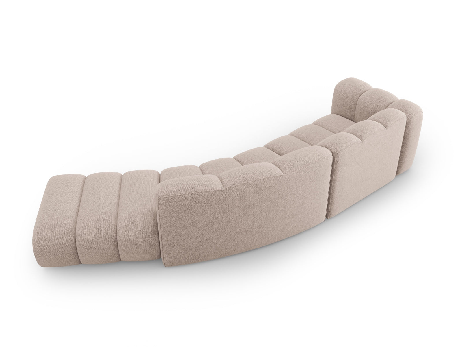 Lupine Modulares Sofa rechts 5 Sitzer in Beige präsentiert im Onlineshop von KAQTU Design AG. L-Sofa rechts ist von Micadoni