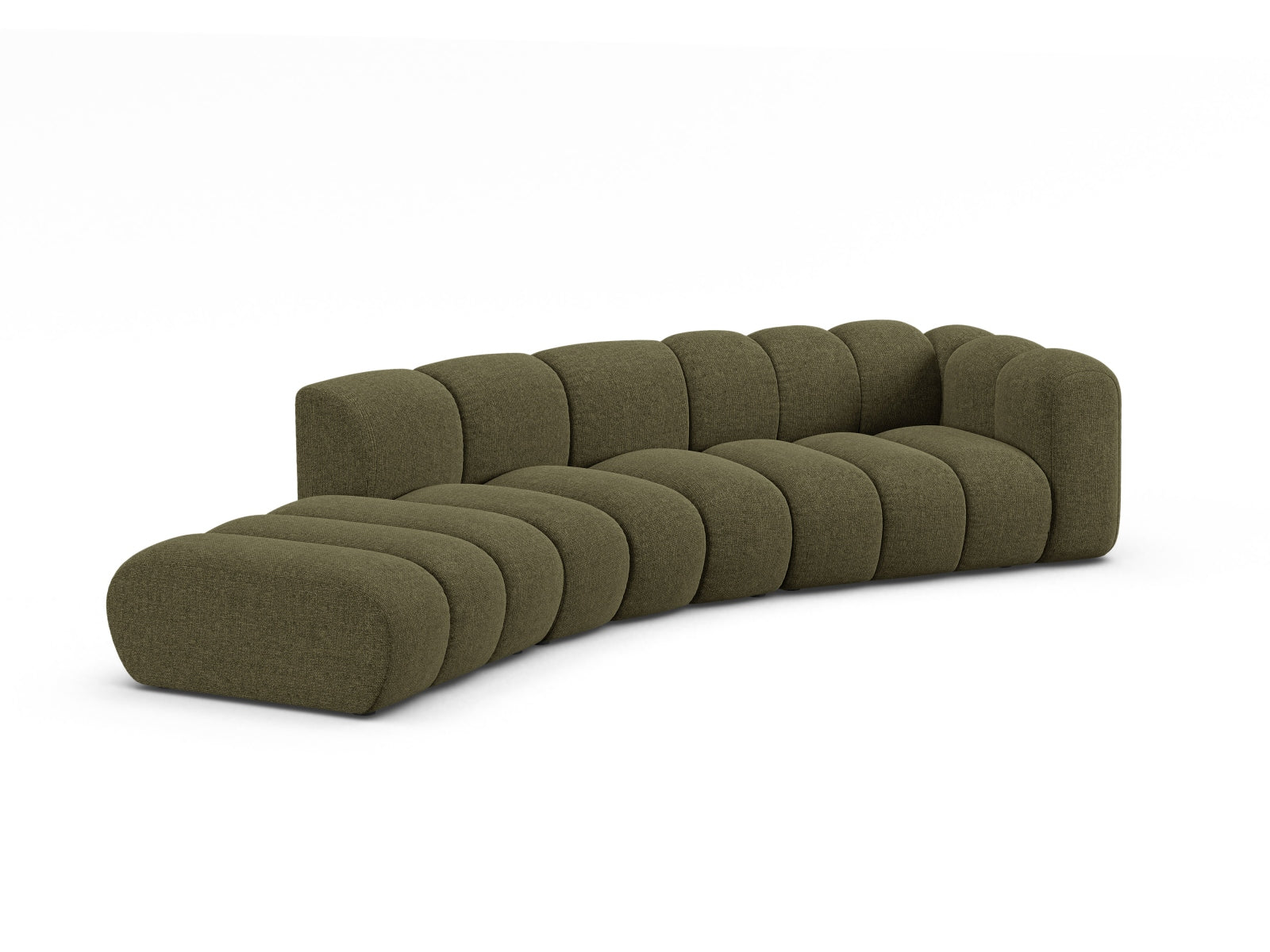 Elegantes Lupine 5-Sitzer Sofa in der rechten Konfiguration, ideal für stilvolle Wohnräume, erhältlich bei KAQTU Design AG.