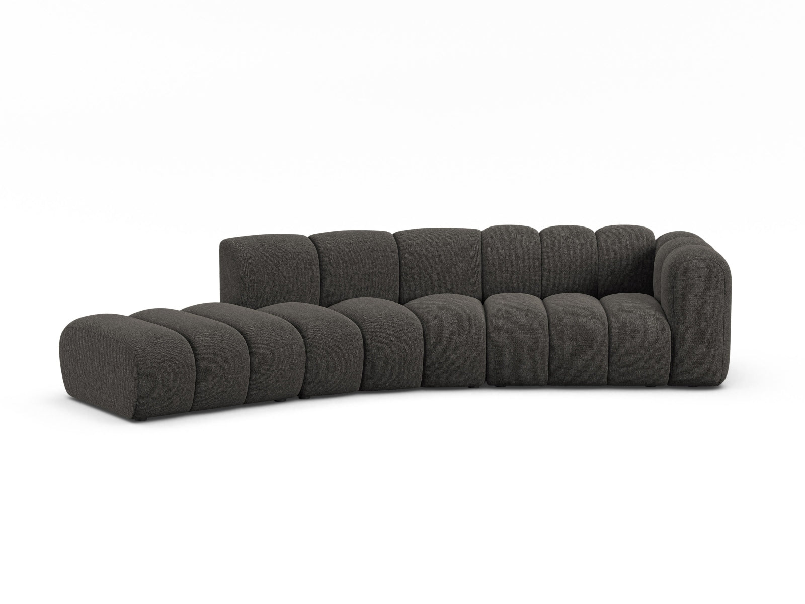 Lupine Modular Sofa rechts 5 Sitzer in Dark Grey-Eden präsentiert im Onlineshop von KAQTU Design AG. 5er Sofa ist von Micadoni