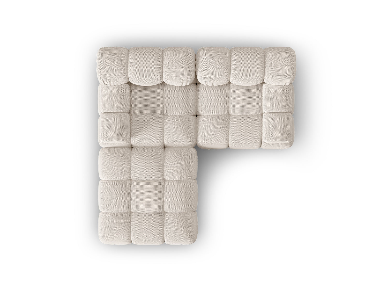 Bellis Modulares Sofa 3 Sitzer 188cm in Light Beige präsentiert im Onlineshop von KAQTU Design AG. 3er Sofa ist von Micadoni