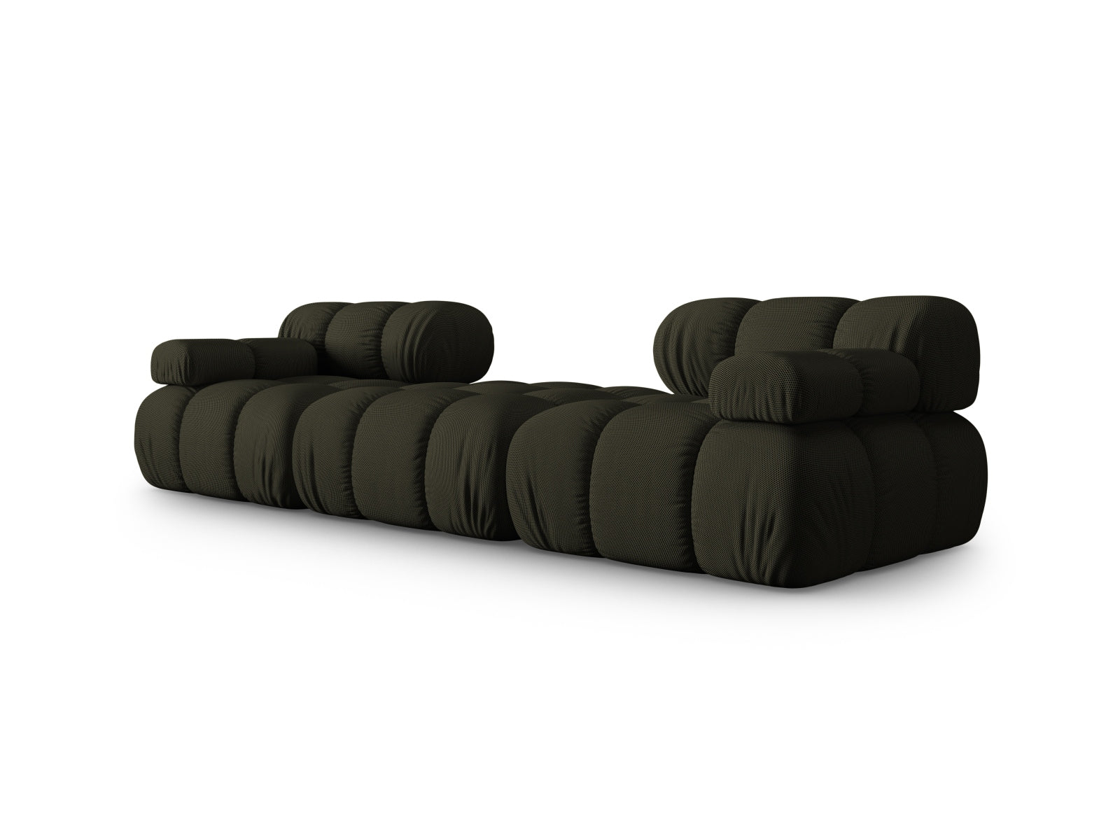 Bellis Modulares Sofa 3 Sitzer 188cm in Amazon Green präsentiert im Onlineshop von KAQTU Design AG. 3er Sofa ist von Micadoni