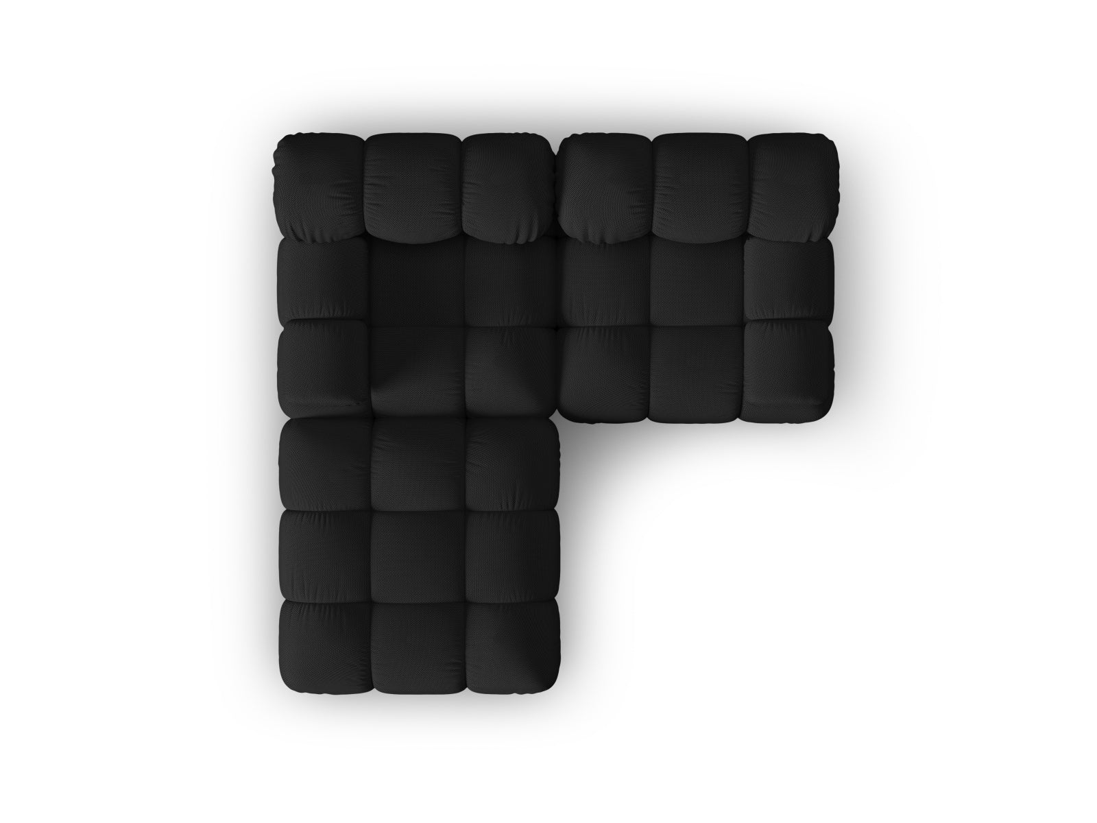 Bellis Modulares Sofa 3 Sitzer 188cm in Black präsentiert im Onlineshop von KAQTU Design AG. 3er Sofa ist von Micadoni