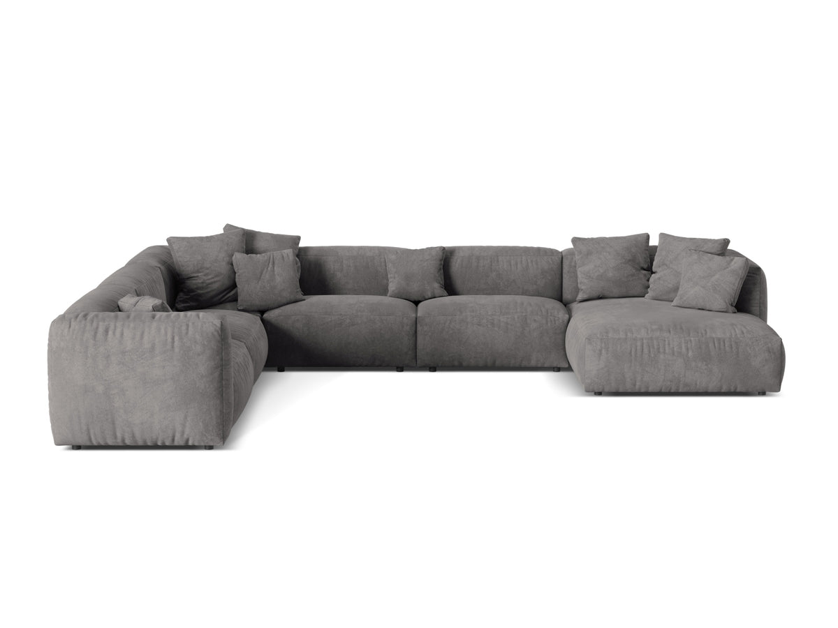 6-Sitzer Modular Ecksofa links Martina in Grey-Vogue präsentiert im Onlineshop von KAQTU Design AG. Ecksofa links ist von Micadoni