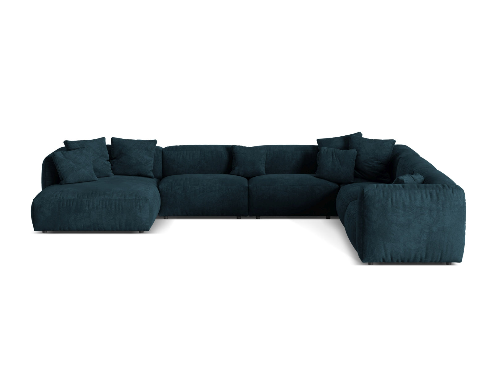 6-Sitzer Modular Ecksofa rechts XL Martina in Deep Petrol-Vogue präsentiert im Onlineshop von KAQTU Design AG. Ecksofa rechts ist von Micadoni