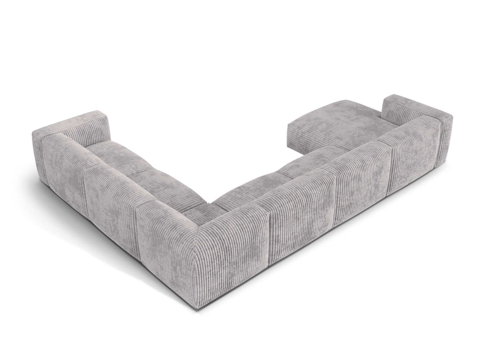 Elegantes 6-Sitzer Ecksofa Martina von Micadoni, perfekt für stilvolle Wohnräume und entspannte Zusammenkünfte mit Freunden und Familie.