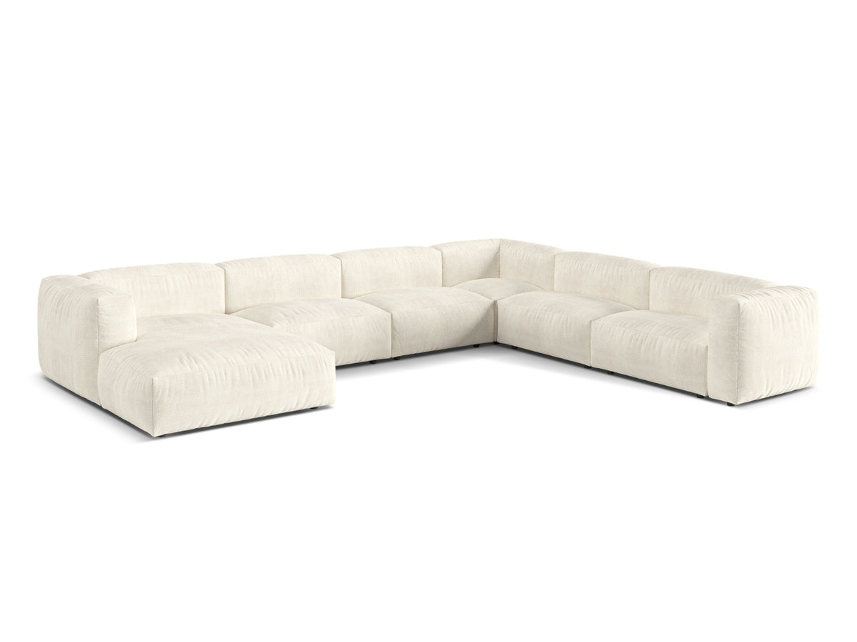 6-Sitzer Modular Ecksofa rechts Martina in Ivory-Monet präsentiert im Onlineshop von KAQTU Design AG. Ecksofa rechts ist von Micadoni