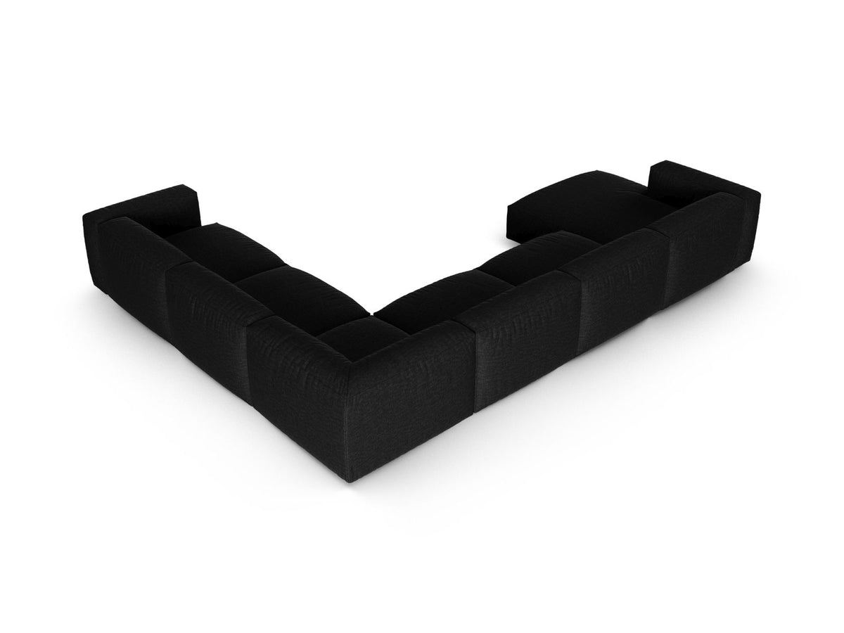 6-Sitzer Ecksofa rechts XL Martina in Black-Boston präsentiert im Onlineshop von KAQTU Design AG. Ecksofa rechts ist von Micadoni