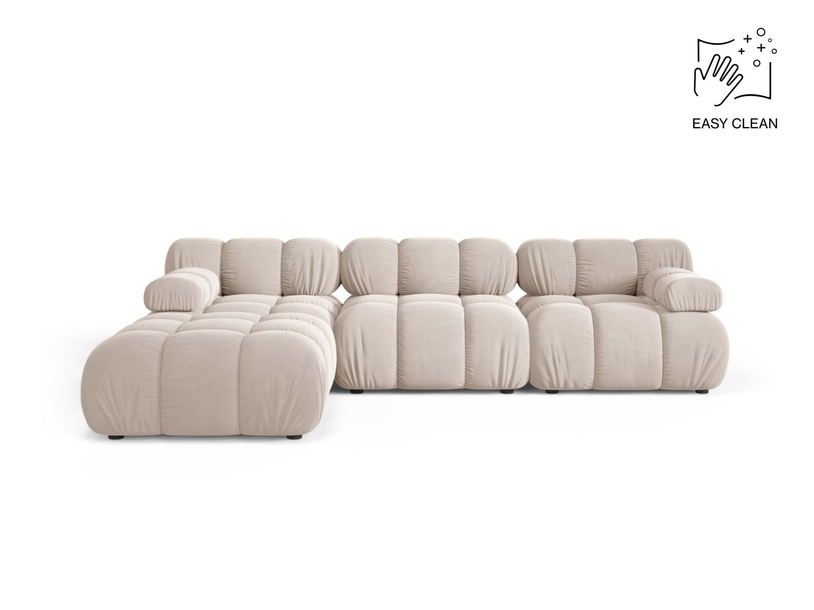 4-Sitzer Modular Sofa Bellis in Light Beige-Venus präsentiert im Onlineshop von KAQTU Design AG. 4er Sofa ist von Micadoni