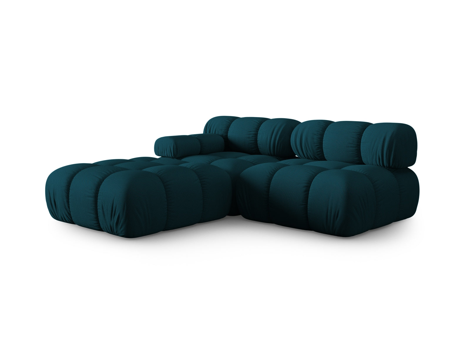 Modulares Bellis Sofa in tiefem Blau, linksseitig, 4-Sitzer, 94 cm, perfektes Design für moderne Wohnkonzepte und stilvolle Akzente.