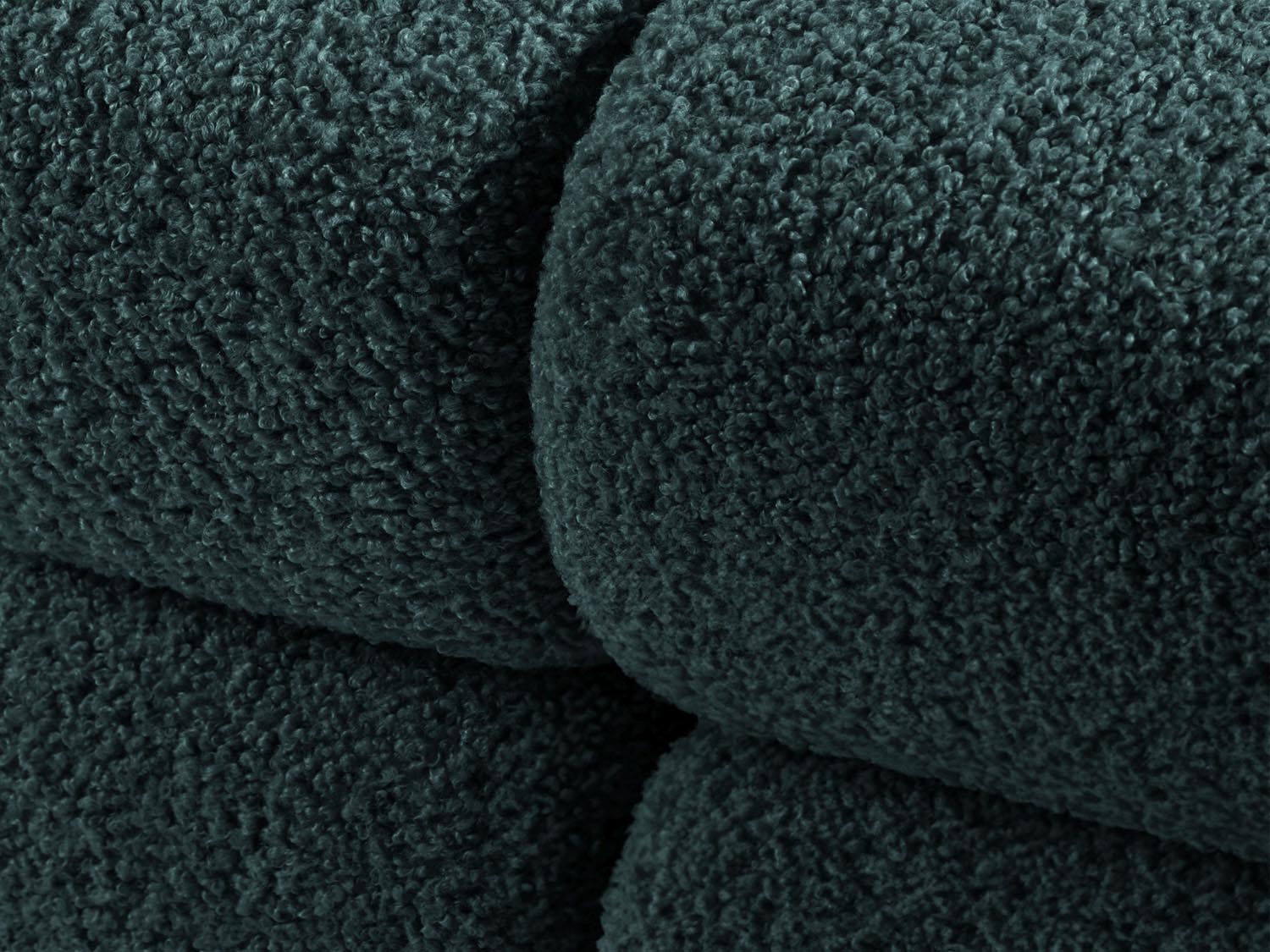 Bellis Boucle modulares Sofa links 4 Sitzer 94cm in Petrol präsentiert im Onlineshop von KAQTU Design AG. L-Sofa links ist von Micadoni