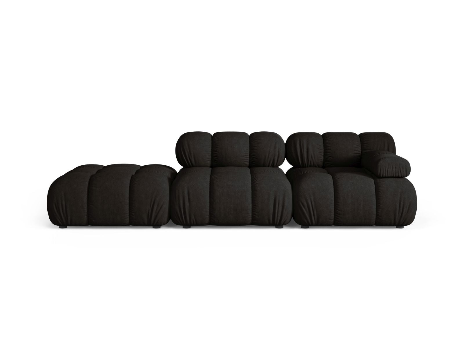 4-Sitzer Modulares Sofa links Bellis in Black-Liberty präsentiert im Onlineshop von KAQTU Design AG. 4er Sofa ist von Micadoni