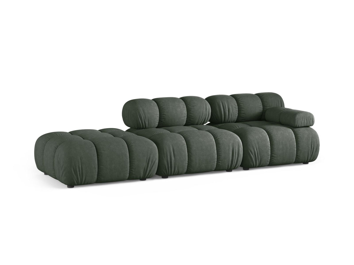 4-Sitzer Modulares Sofa links Bellis in Moss Green-Liberty präsentiert im Onlineshop von KAQTU Design AG. 4er Sofa ist von Micadoni