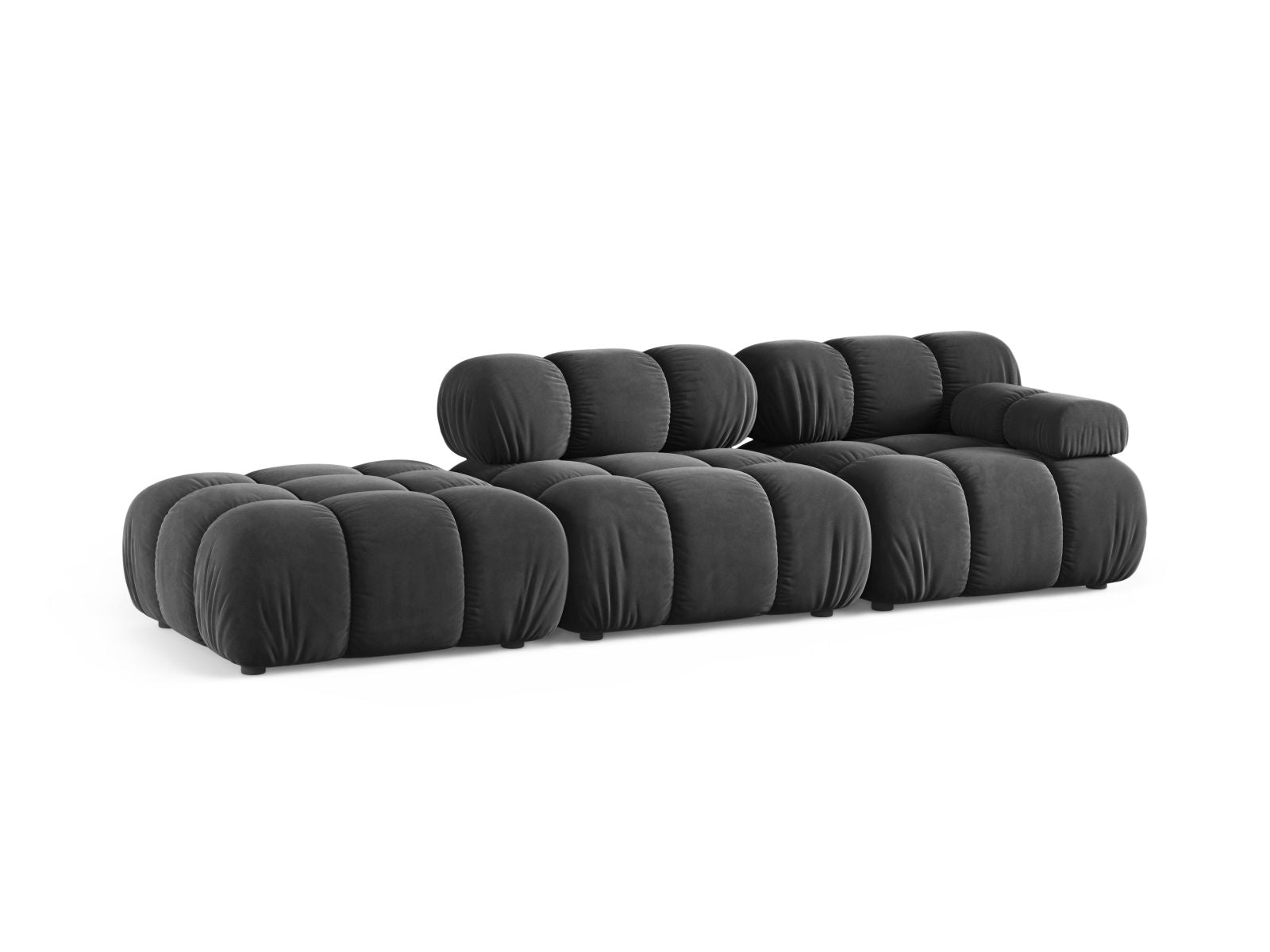 Elegantes 4-Sitzer Sofa Bellis in Grau-Venus, ideal für moderne Wohnräume, präsentiert von Micadoni im KAQTU Onlineshop.