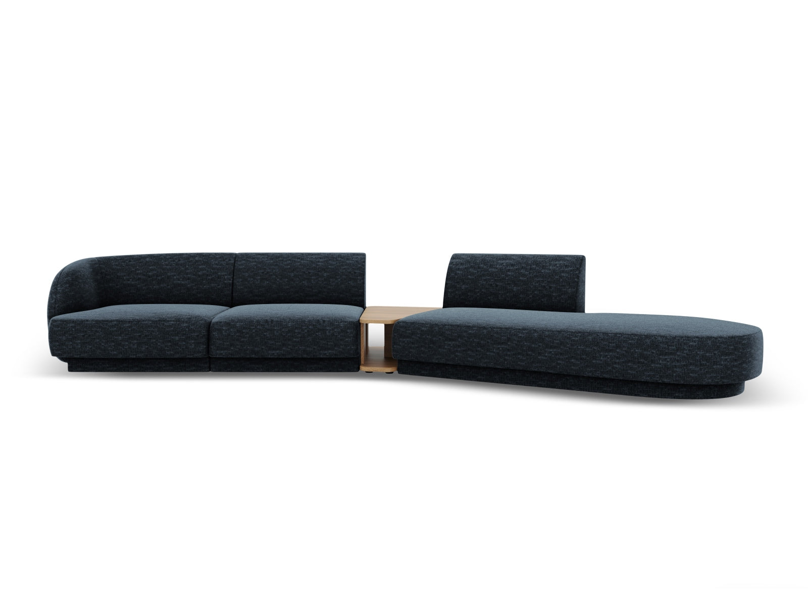Miley Modulares Sofa rechts 4 Sitzer in Royal Blue präsentiert im Onlineshop von KAQTU Design AG. L-Sofa rechts ist von Micadoni