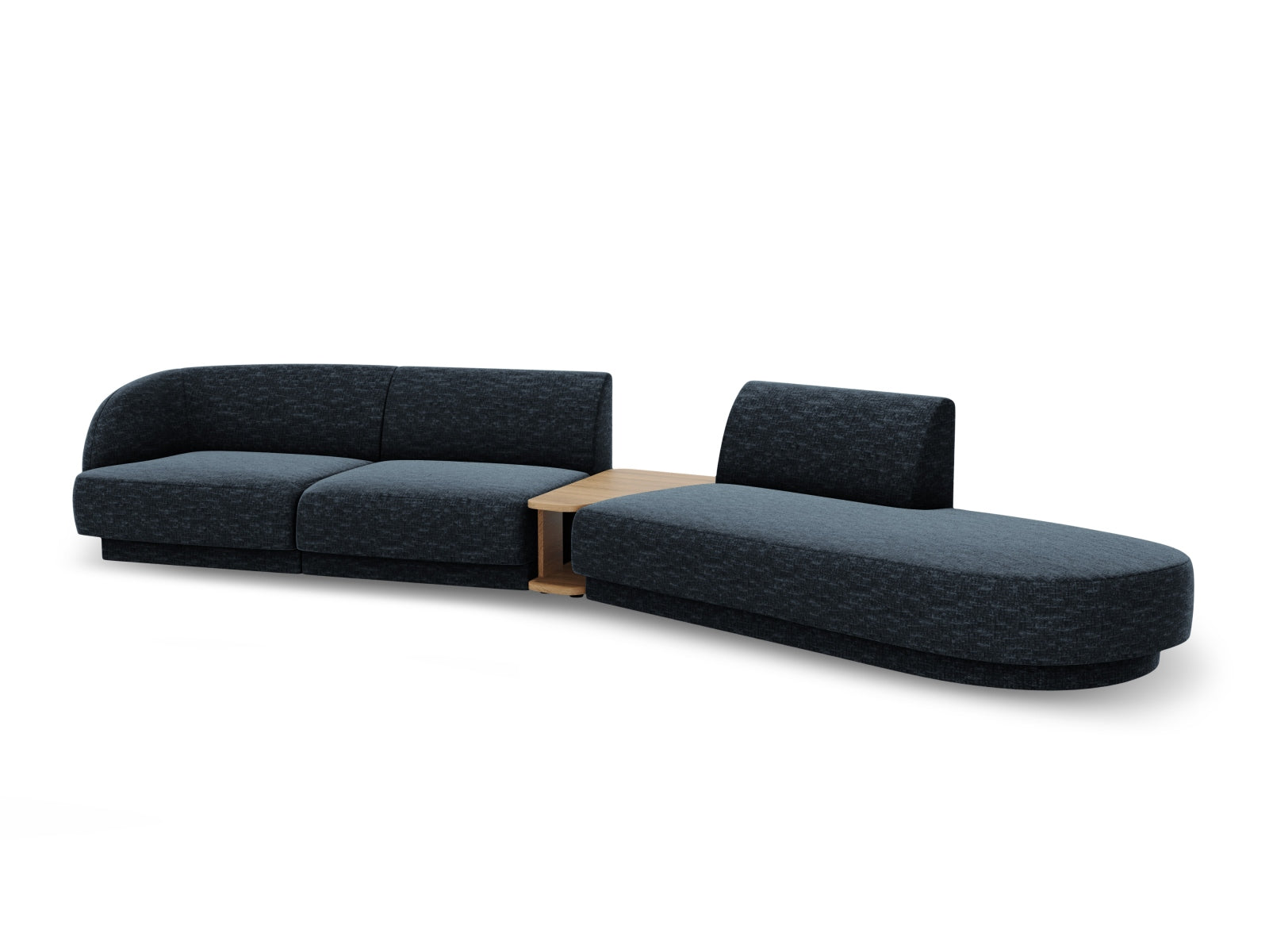 Miley Modulares Sofa rechts 4 Sitzer in Royal Blue präsentiert im Onlineshop von KAQTU Design AG. L-Sofa rechts ist von Micadoni