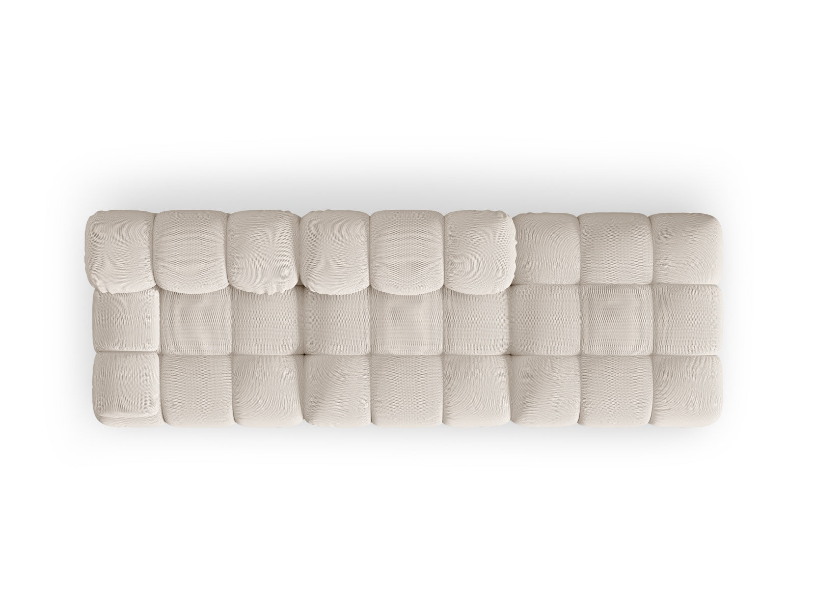 Modernes Bellis 4-Sitzer Sofa in hellem Beige, rechtsseitig, perfekt für gemütliche und stilvolle Wohnambiente von Micadoni.