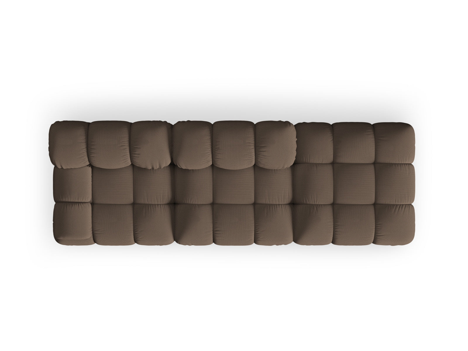 Modernes Bellis L-Sofa rechts, 4-Sitzer, 94 cm, in warmem Braun, perfekt für gemütliche und stilvolle Wohnbereiche.