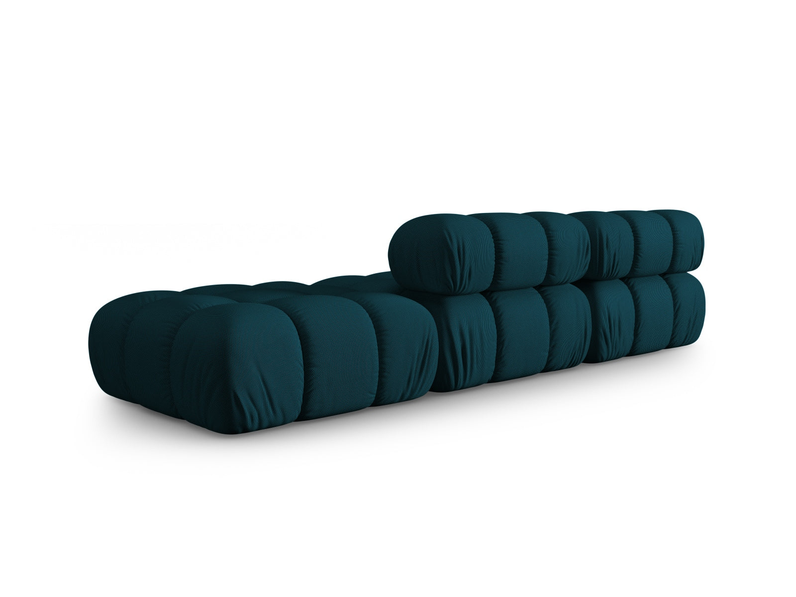 Elegantes Bellis modulares Sofa in tiefem Blau, 4-Sitzer, 94cm, ideal für stilvolle Wohnräume, erhältlich bei Micadoni.