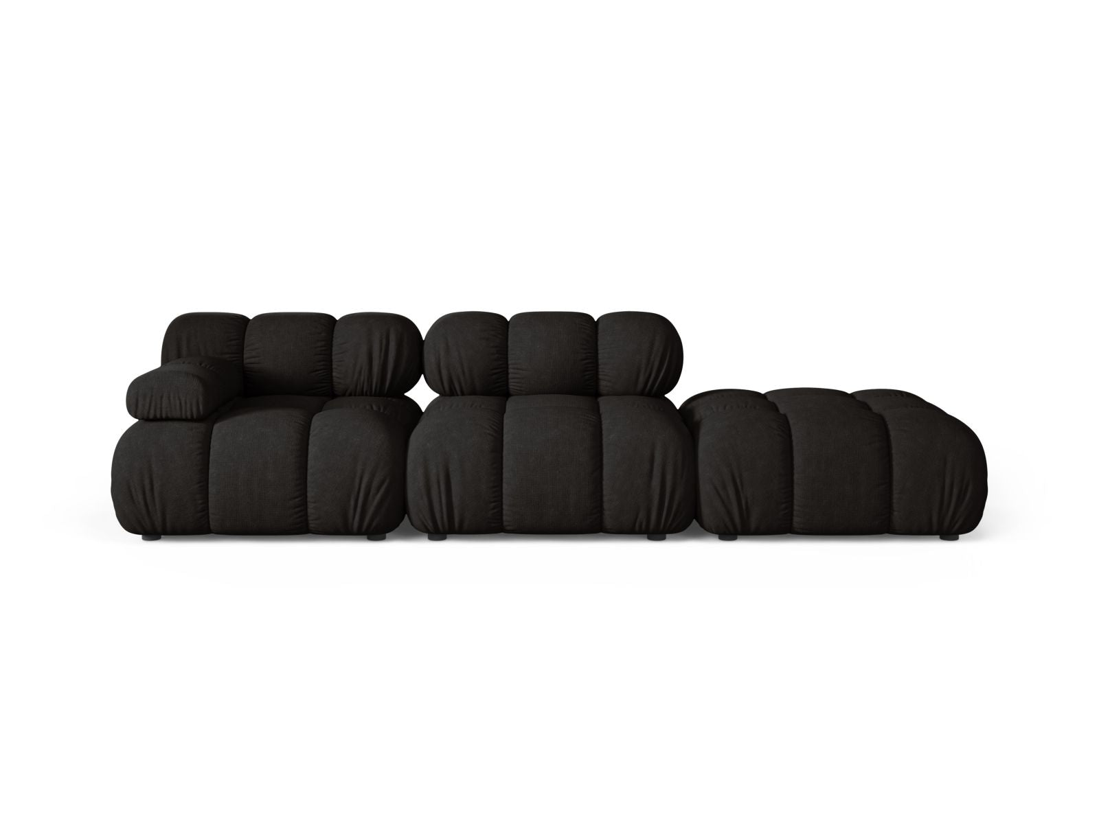 4-Sitzer Modular Sofa rechts Bellis in Black-Liberty präsentiert im Onlineshop von KAQTU Design AG. 4er Sofa ist von Micadoni