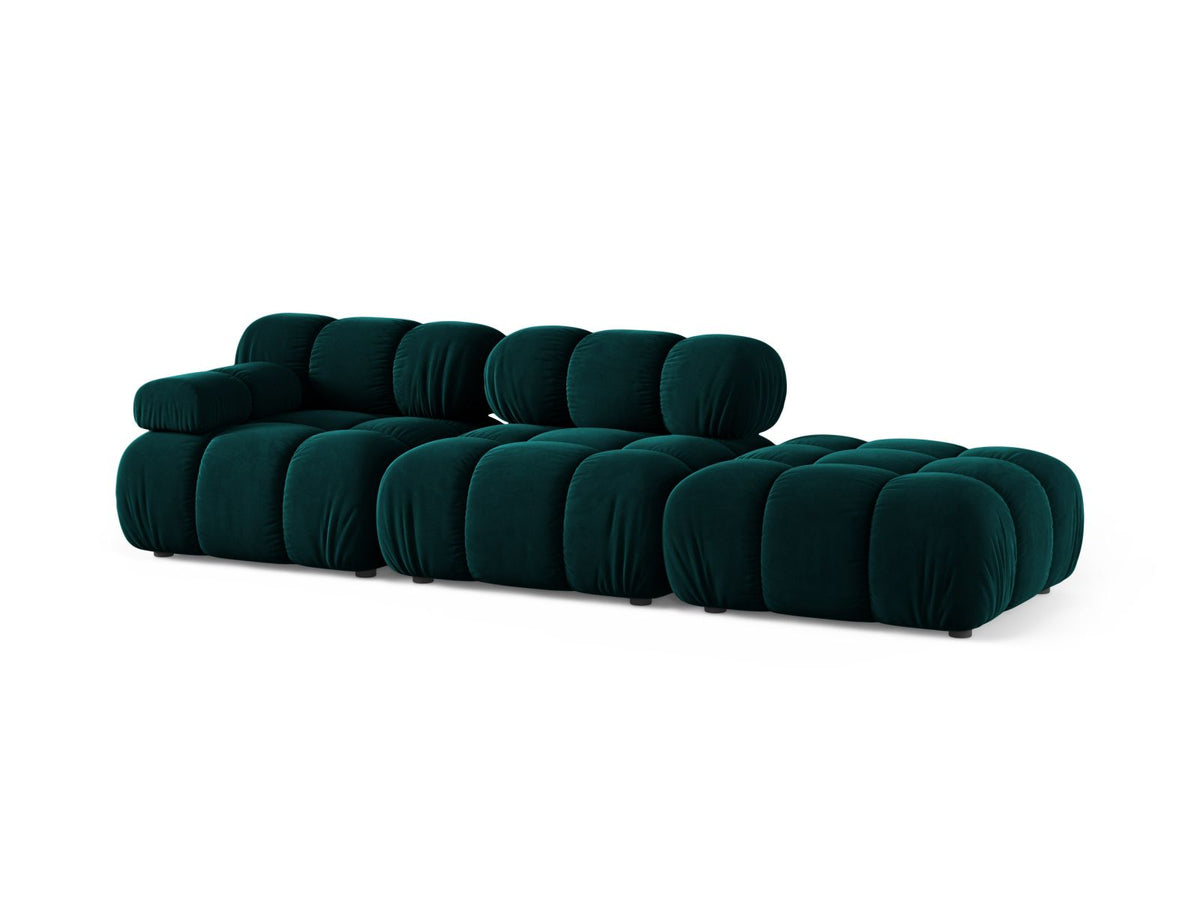 4-Sitzer Modular Sofa rechts Bellis in Deep Petrol-Venus präsentiert im Onlineshop von KAQTU Design AG. 4er Sofa ist von Micadoni