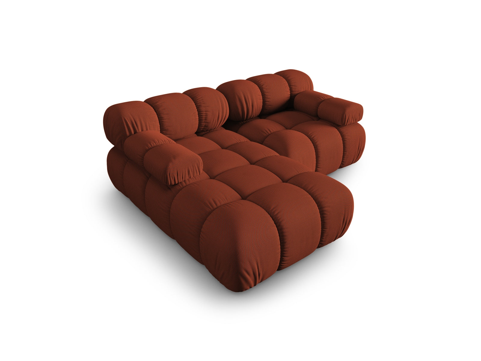 Bellis Modulares Ecksofa links 3 Sitzer 155cm in Brick präsentiert im Onlineshop von KAQTU Design AG. Ecksofa links ist von Micadoni