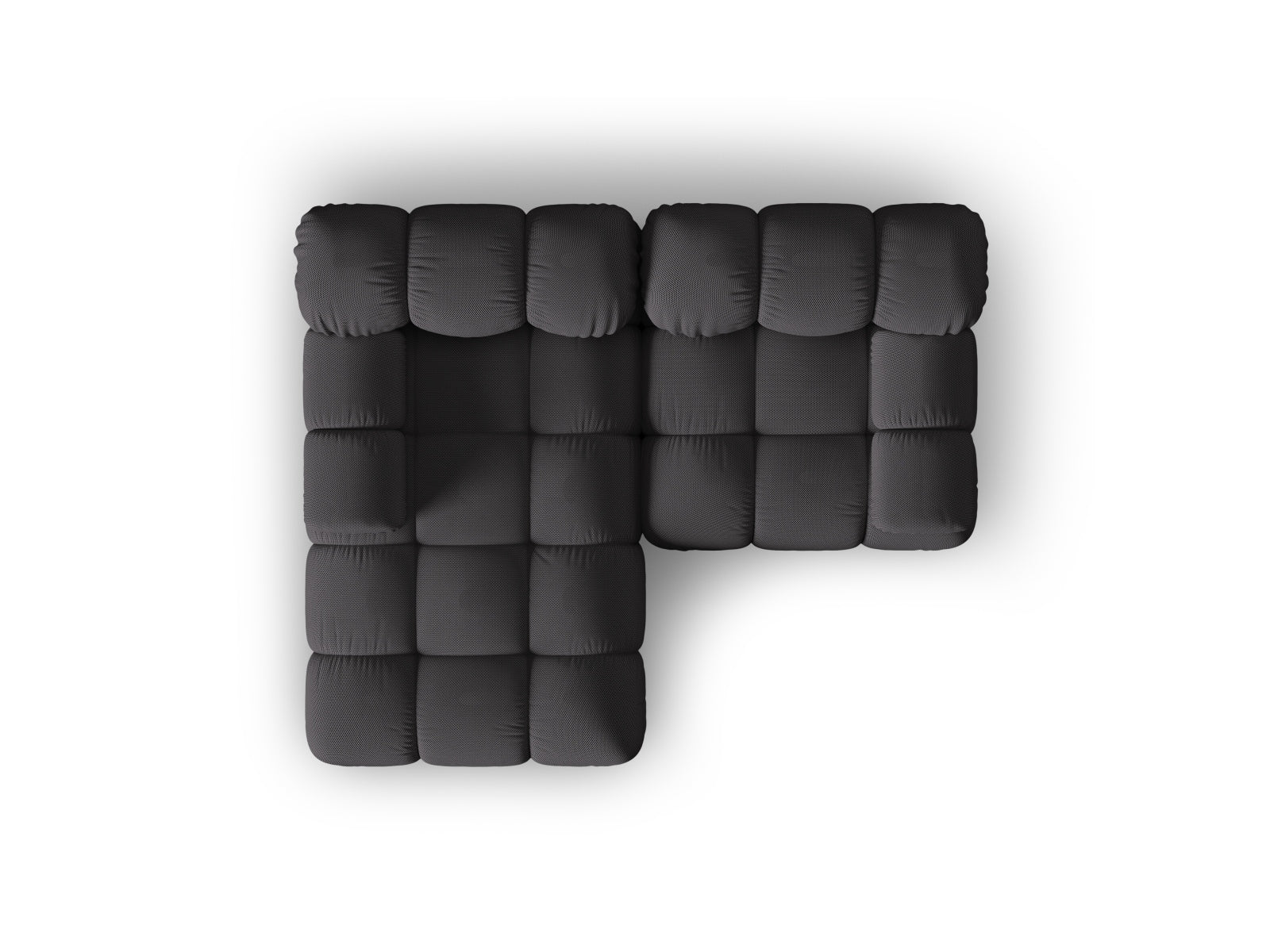 Modulares L-Sofa Bellis links, 3-Sitzer, 155 cm, in edlem Espresso-Sonic, perfekt für moderne Wohnkonzepte und gemütliche Abende.