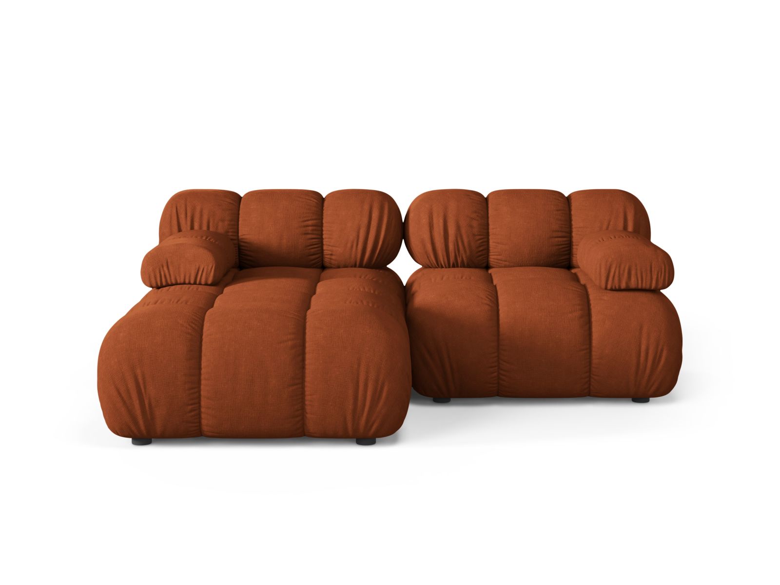 3-Sitzer Ecksofa links modular Bellis in Brick-Liberty präsentiert im Onlineshop von KAQTU Design AG. Ecksofa links ist von Micadoni