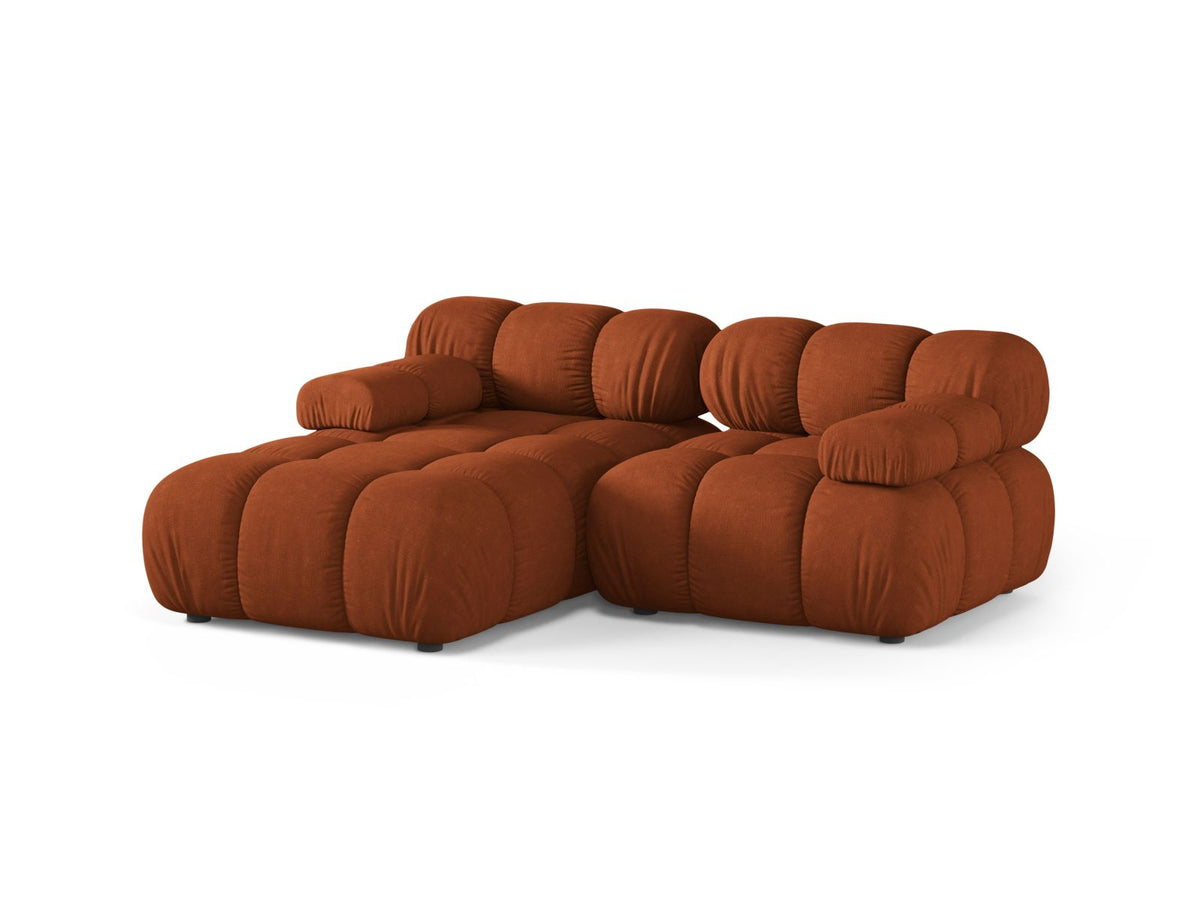 3-Sitzer Ecksofa links modular Bellis in Brick-Liberty präsentiert im Onlineshop von KAQTU Design AG. Ecksofa links ist von Micadoni