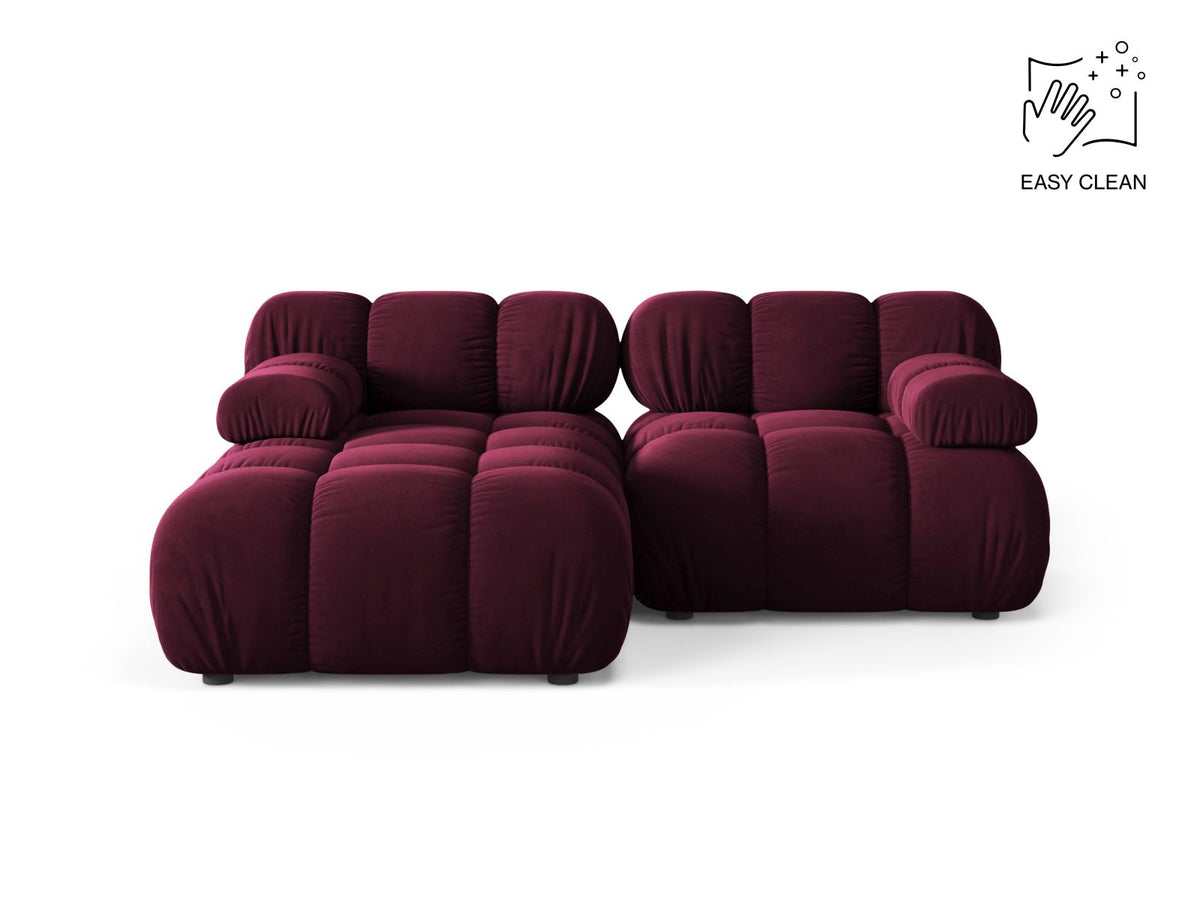 3-Sitzer Modular Ecksofa links Bellis in Burgundy-Venus präsentiert im Onlineshop von KAQTU Design AG. Ecksofa links ist von Micadoni