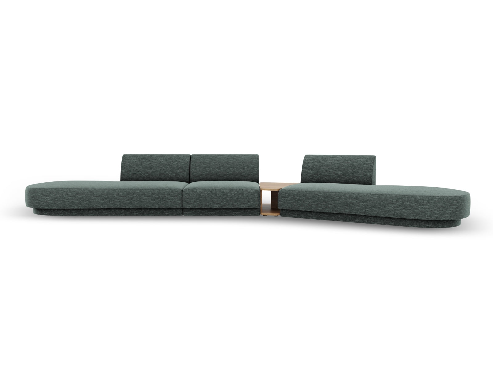 Miley Modulares Sofa rechts 5 Sitzer in Petrol präsentiert im Onlineshop von KAQTU Design AG. L-Sofa rechts ist von Micadoni