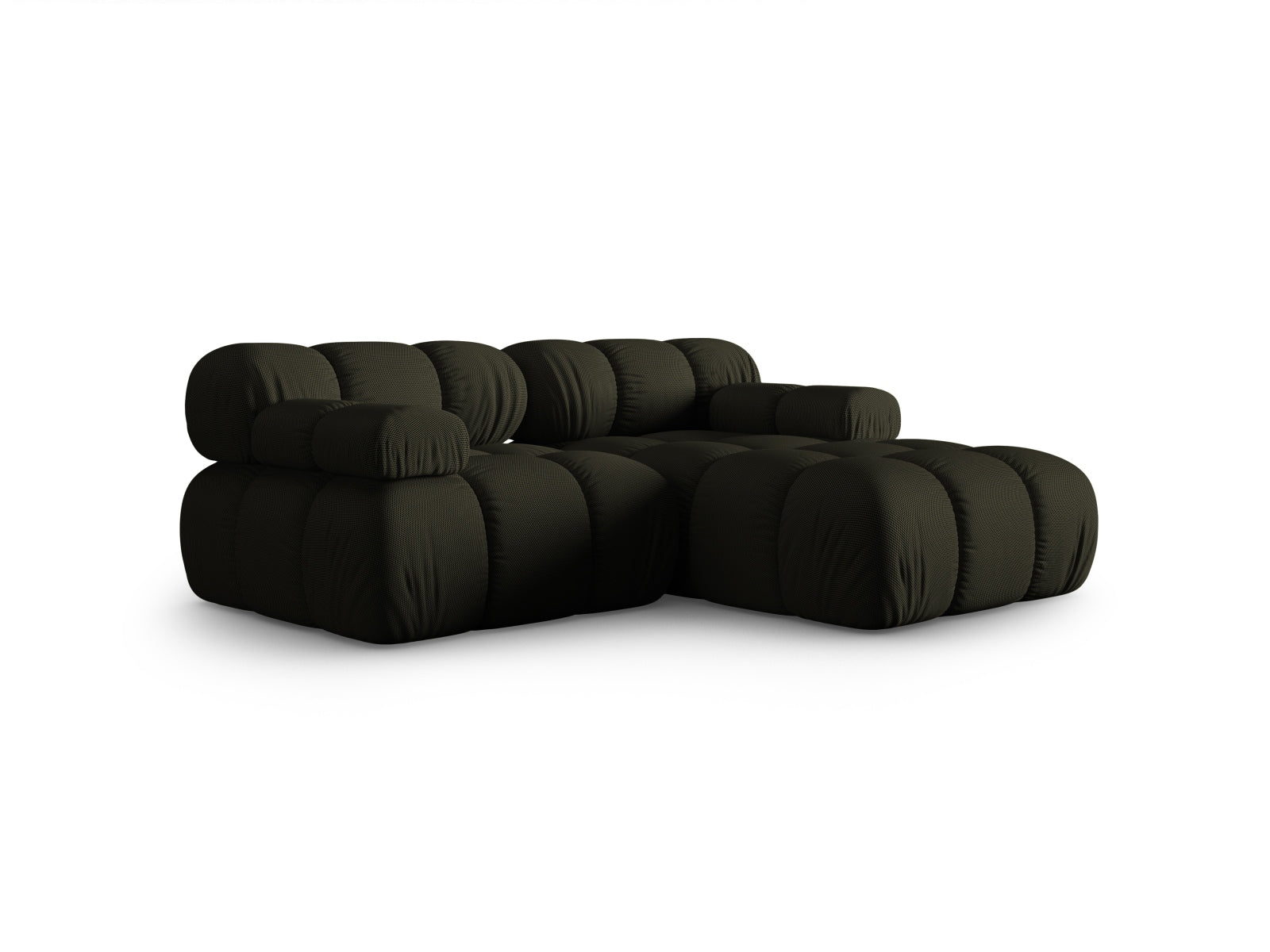 Bellis Modulares Ecksofa rechts 3 Sitzer 155cm in Amazon Green präsentiert im Onlineshop von KAQTU Design AG. Ecksofa ist von Micadoni