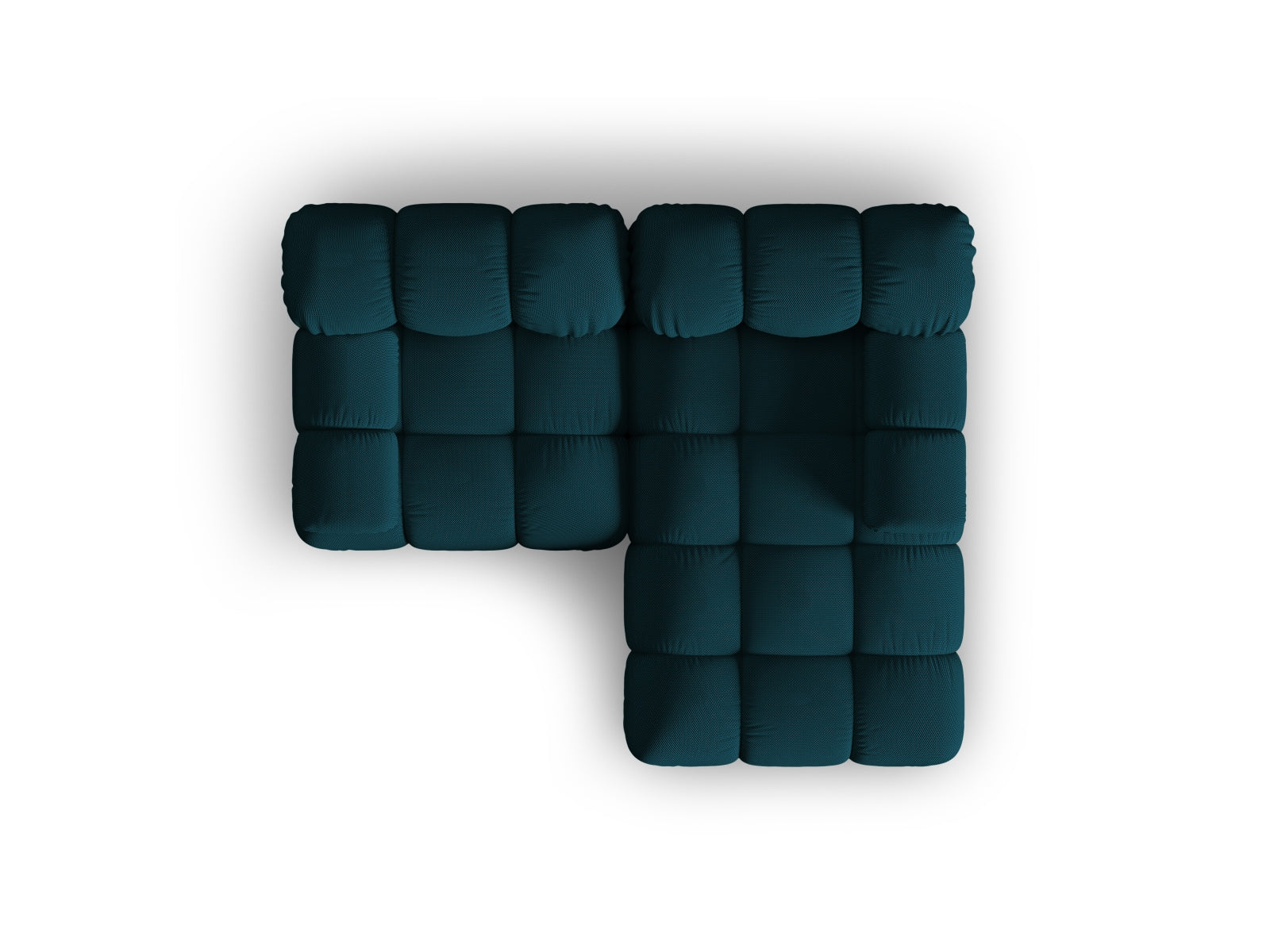 Bellis Modulares Ecksofa rechts 3 Sitzer 155cm in Navy Blue präsentiert im Onlineshop von KAQTU Design AG. Ecksofa ist von Micadoni