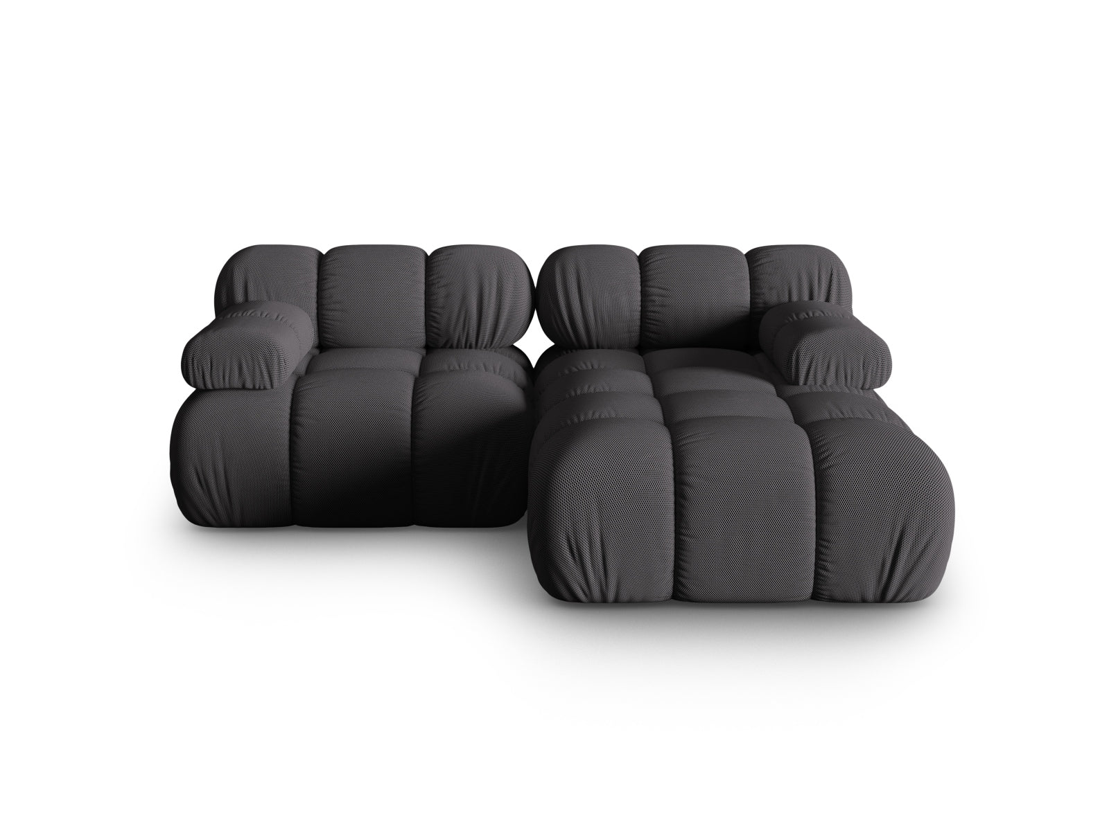 Bellis Modulares Ecksofa rechts 3 Sitzer 155cm in Espresso präsentiert im Onlineshop von KAQTU Design AG. Ecksofa ist von Micadoni