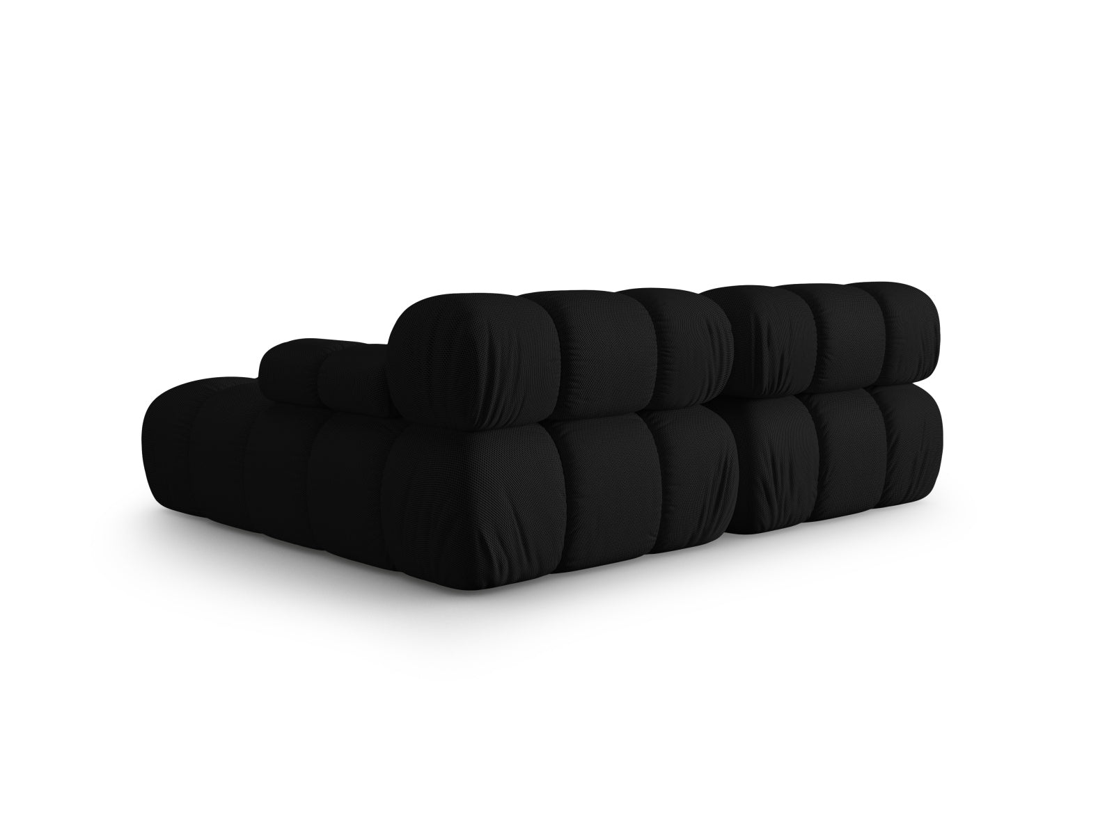Bellis Modulares Ecksofa rechts 3 Sitzer 155cm in Black präsentiert im Onlineshop von KAQTU Design AG. Ecksofa ist von Micadoni