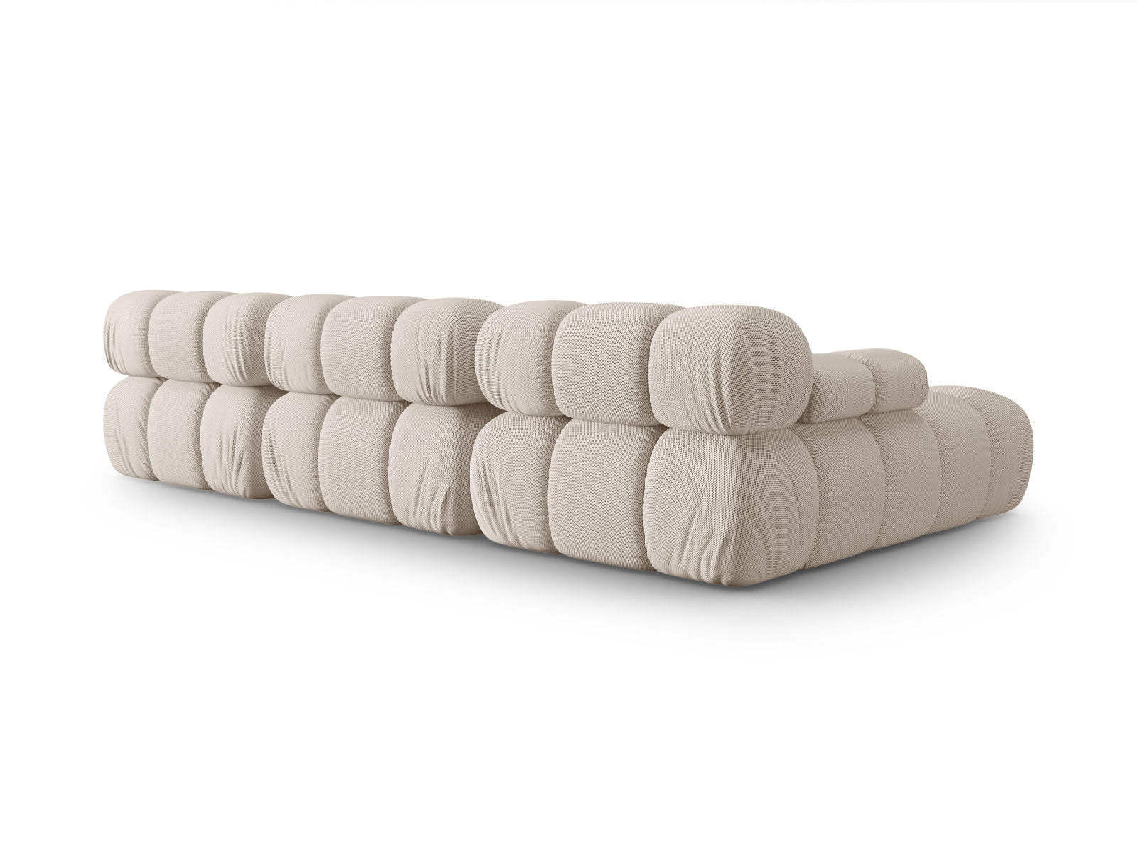 Bellis Modulares Ecksofa links 4 Sitzer 155cm in Light Beige präsentiert im Onlineshop von KAQTU Design AG. Ecksofa links ist von Micadoni