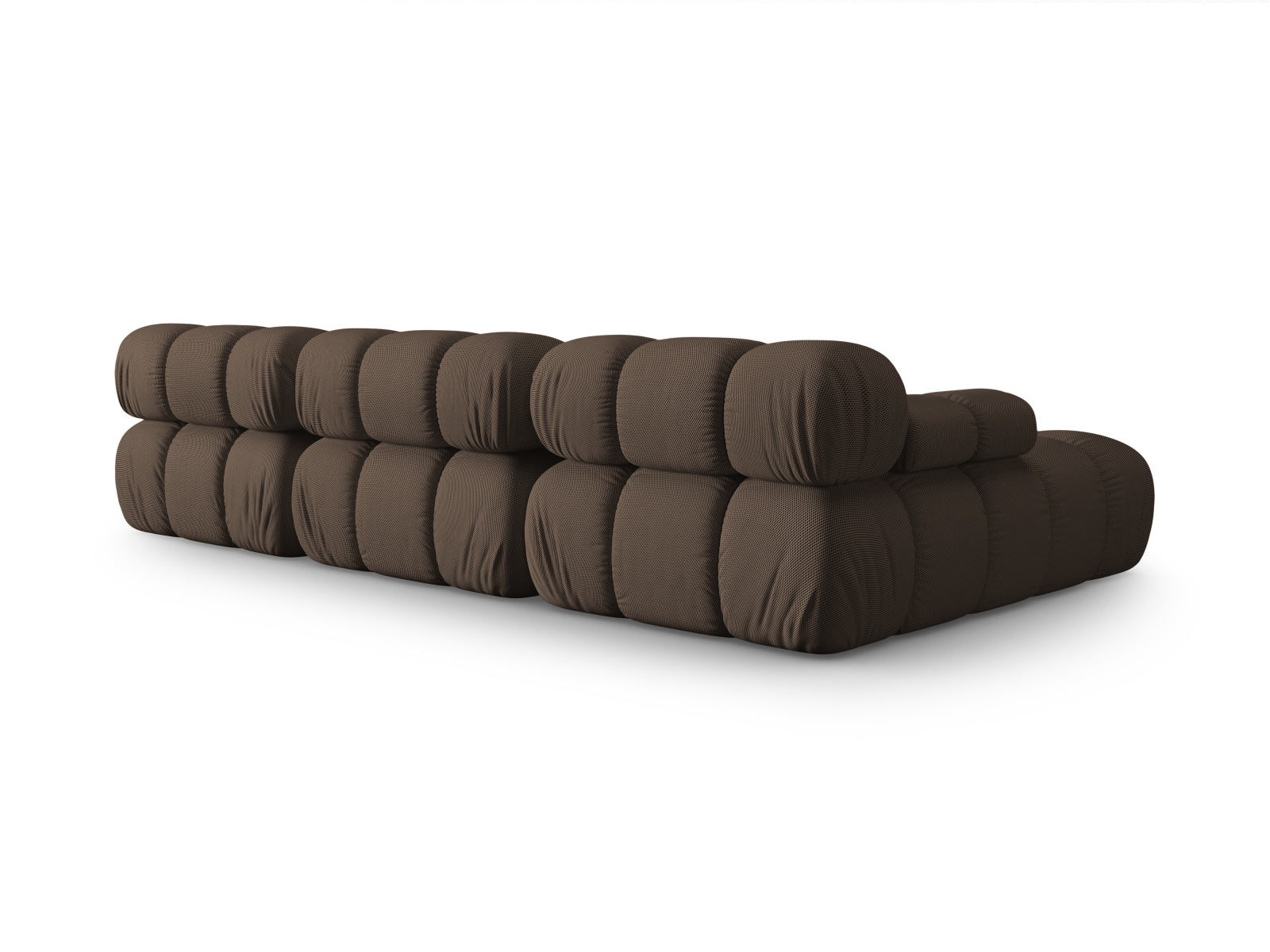 Bellis Modulares Ecksofa links 4 Sitzer 155cm in Brown präsentiert im Onlineshop von KAQTU Design AG. Ecksofa links ist von Micadoni