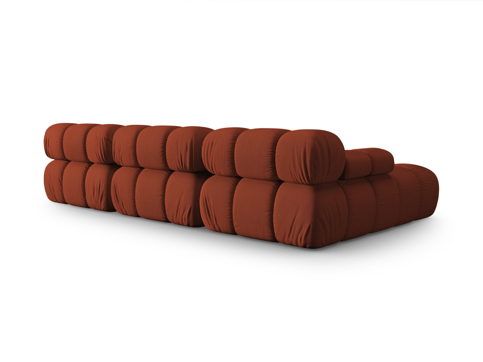 Elegantes Bellis L-Sofa links, 4-Sitzer, 155 cm, in modernem Brick-Sonic, ideal für gemütliche und stilvolle Wohnräume.