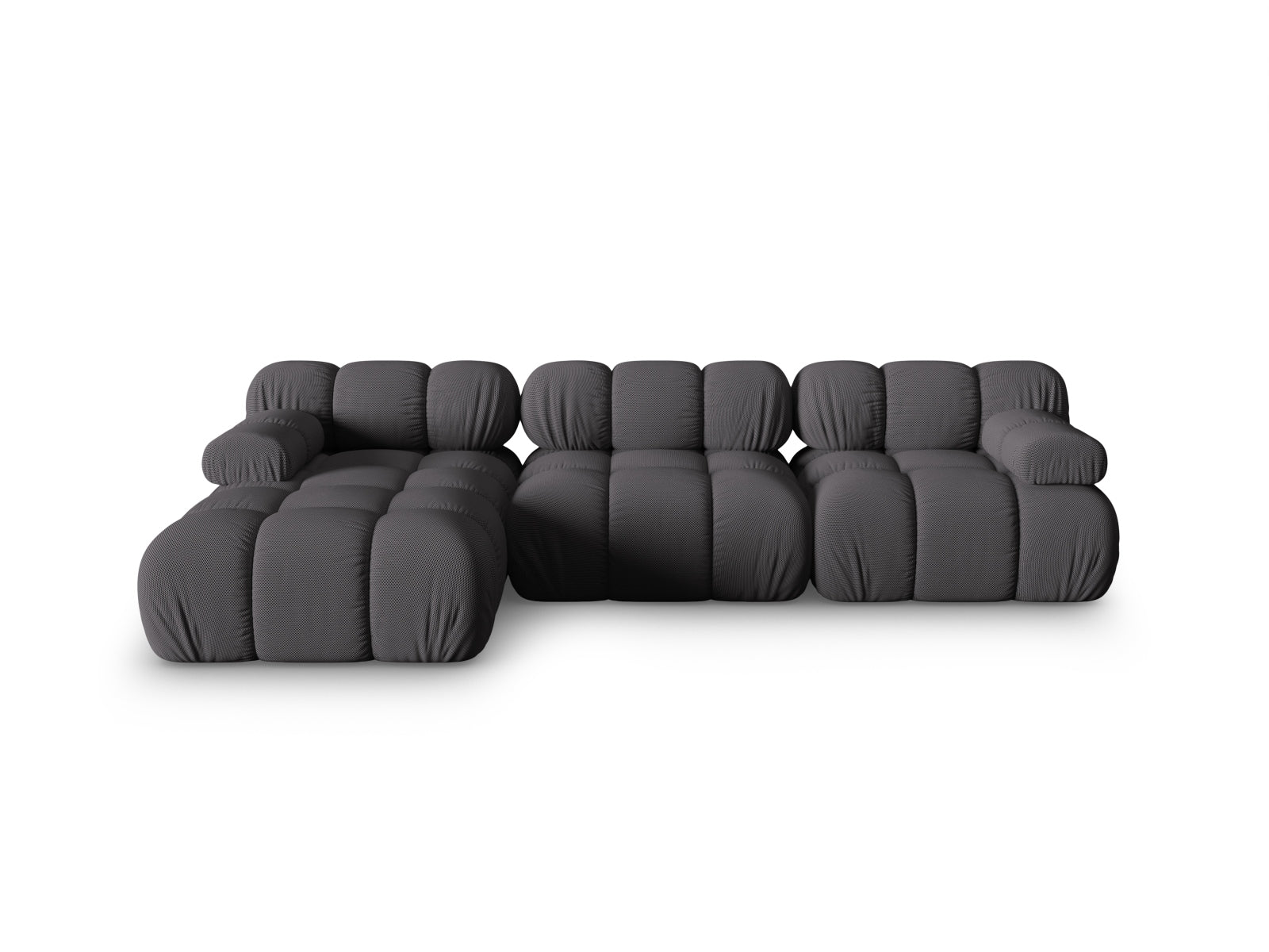 Bellis Modulares Ecksofa links 4 Sitzer 155cm in Espresso-Sonic präsentiert im Onlineshop von KAQTU Design AG. L-Sofa links ist von Micadoni