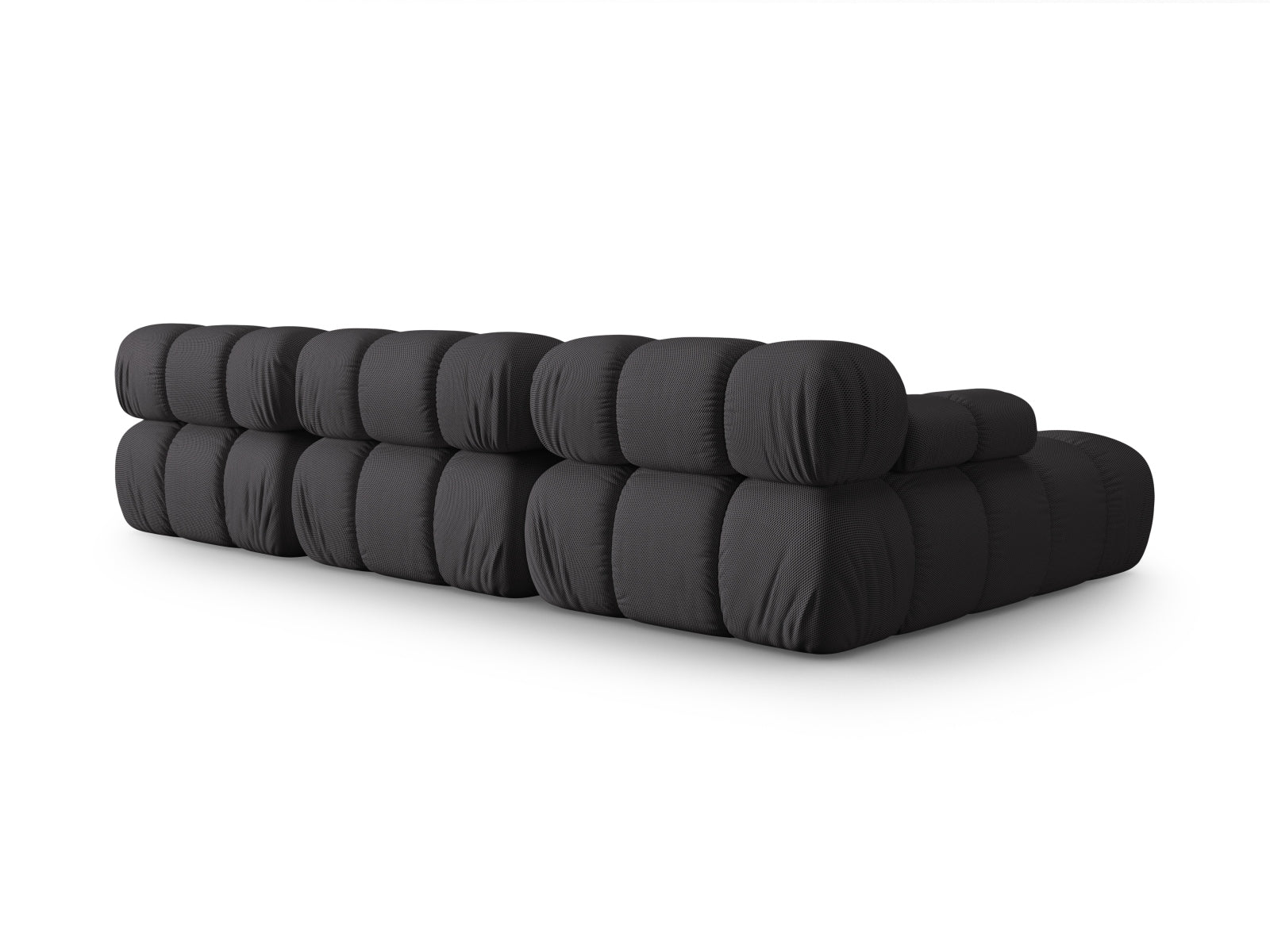 Elegantes Bellis L-Sofa links, 4-Sitzer, 155 cm, in hochwertigem Espresso-Sonic, ideal für moderne und einladende Wohnräume.