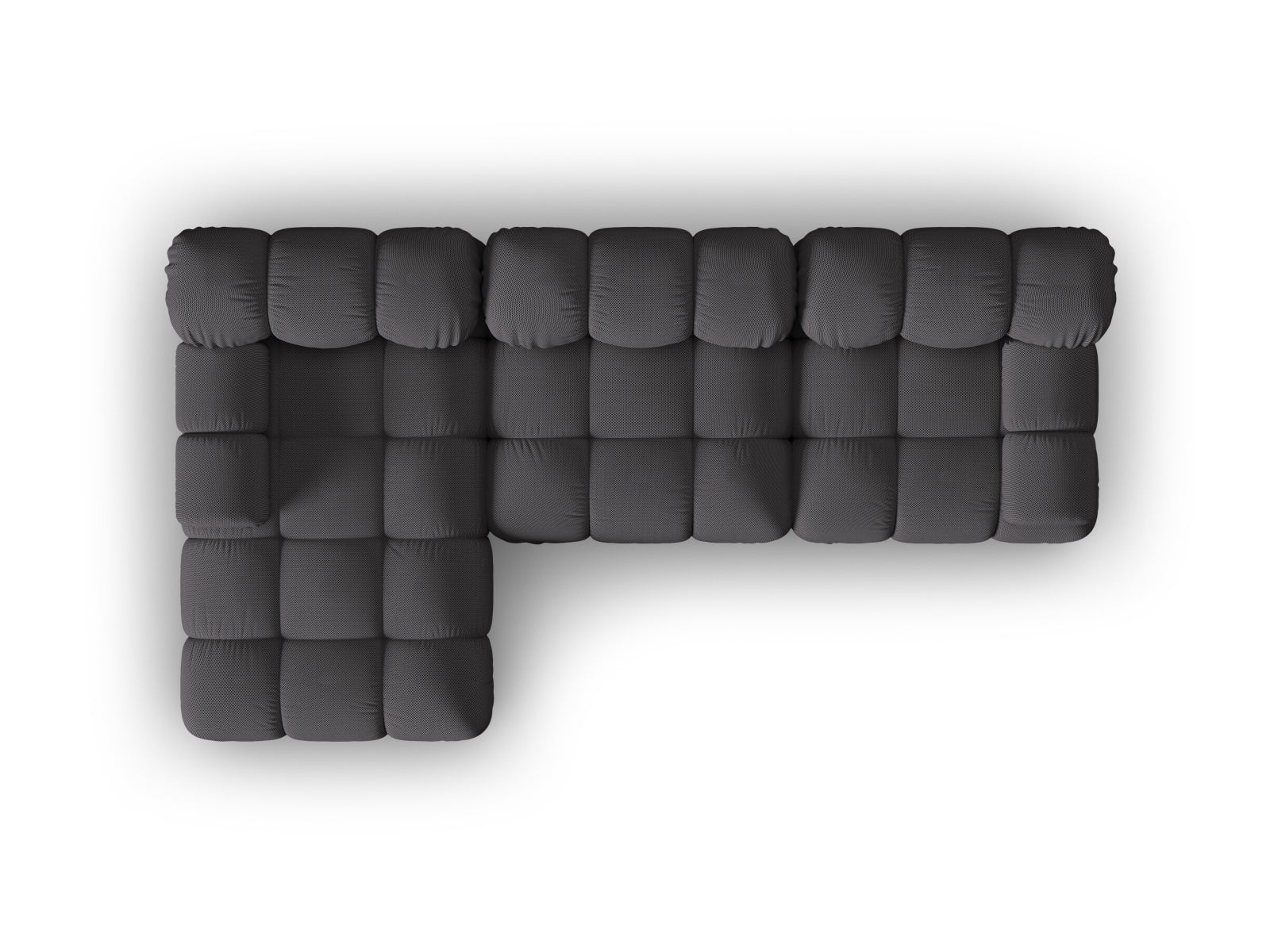 Stylisches Bellis Ecksofa links, 4-Sitzer, 155 cm, aus robustem Espresso-Sonic, perfekt für gemütliche und moderne Wohnambiente.