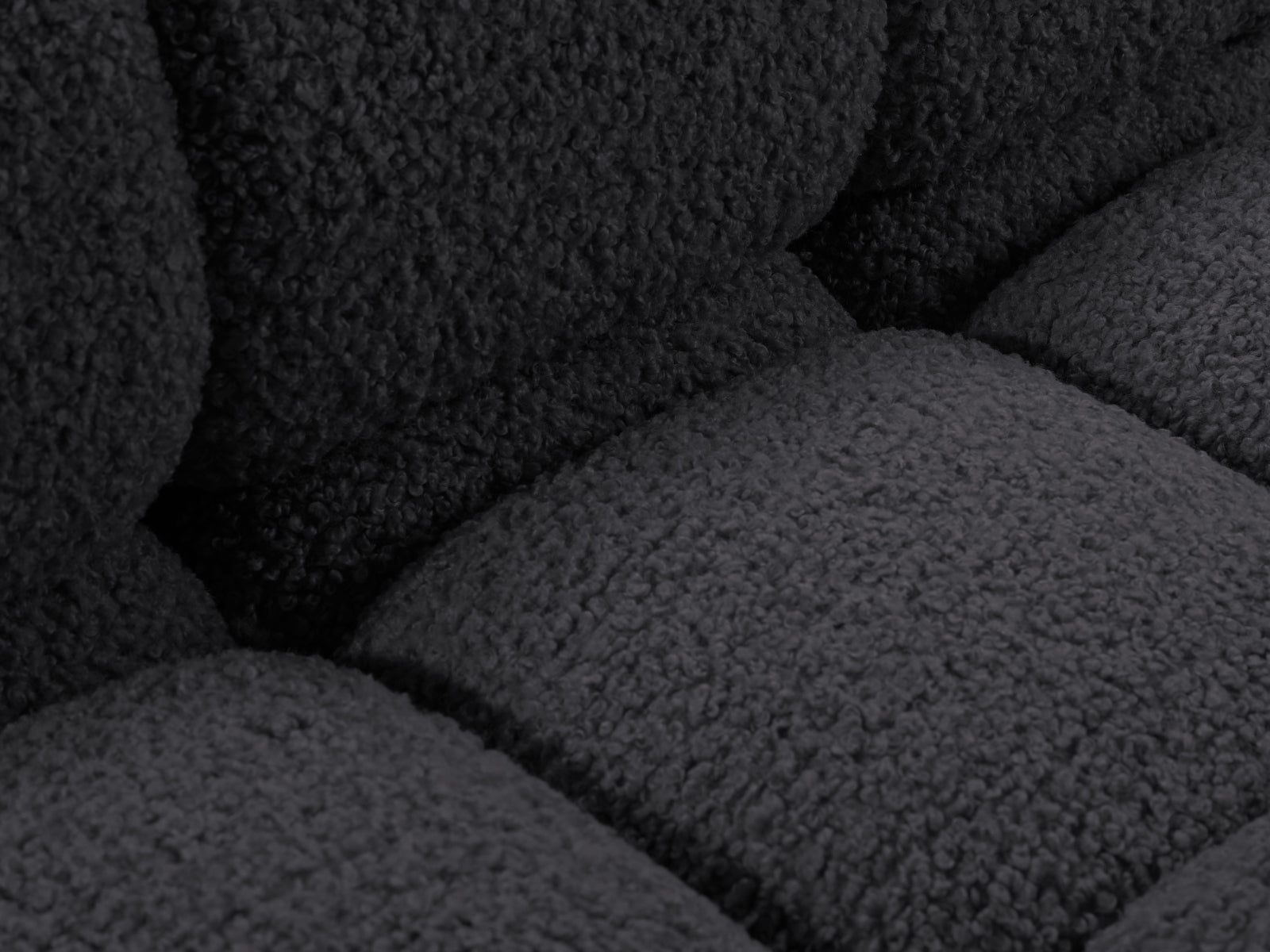 Bellis Boucle modulares Ecksofa links 4 Sitzer 155cm in Graphite präsentiert im Onlineshop von KAQTU Design AG. Ecksofa links ist von Micadoni