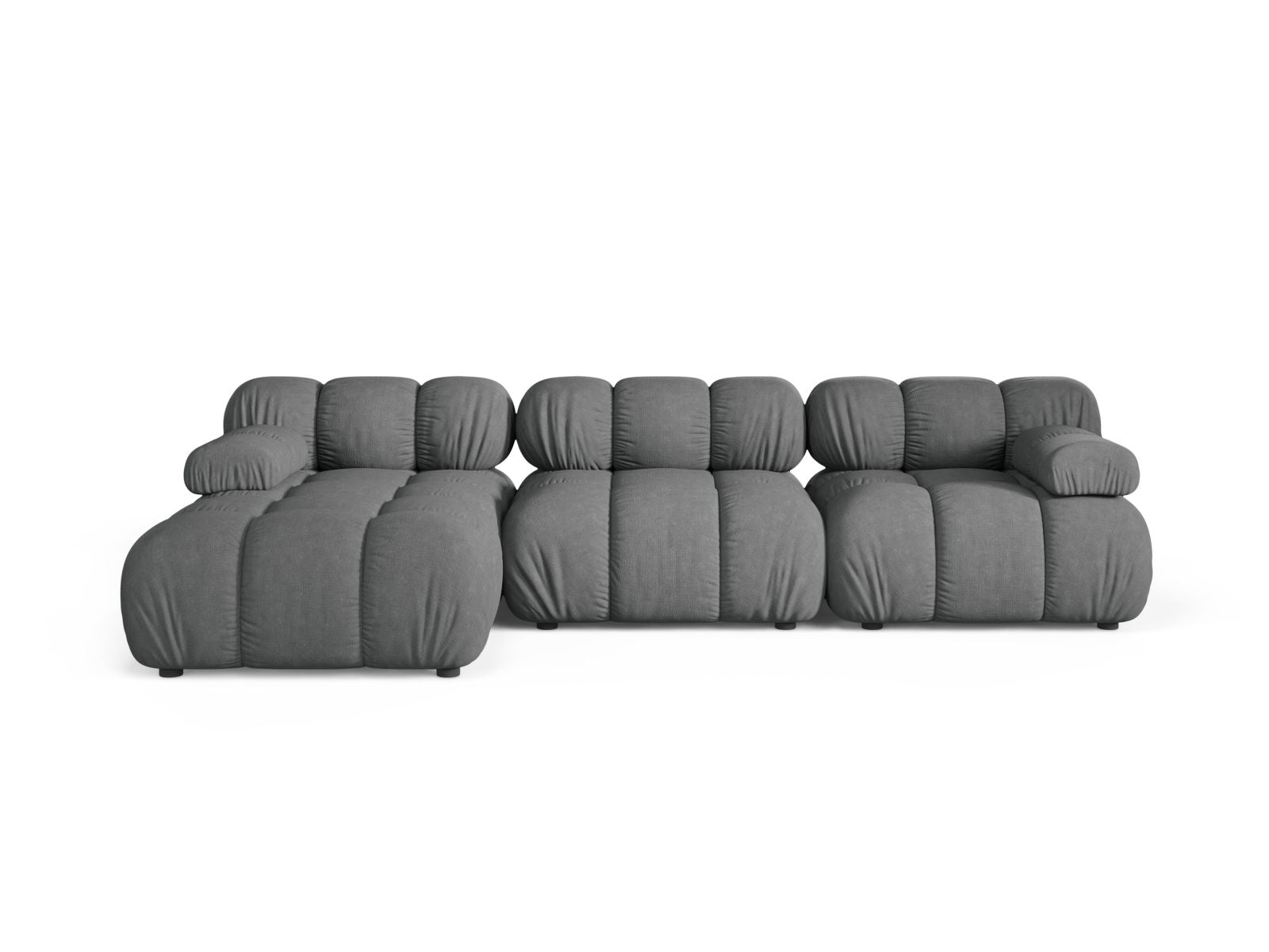 4-Sitzer Ecksofa links modular Bellis in Grey-Liberty präsentiert im Onlineshop von KAQTU Design AG. Ecksofa links ist von Micadoni