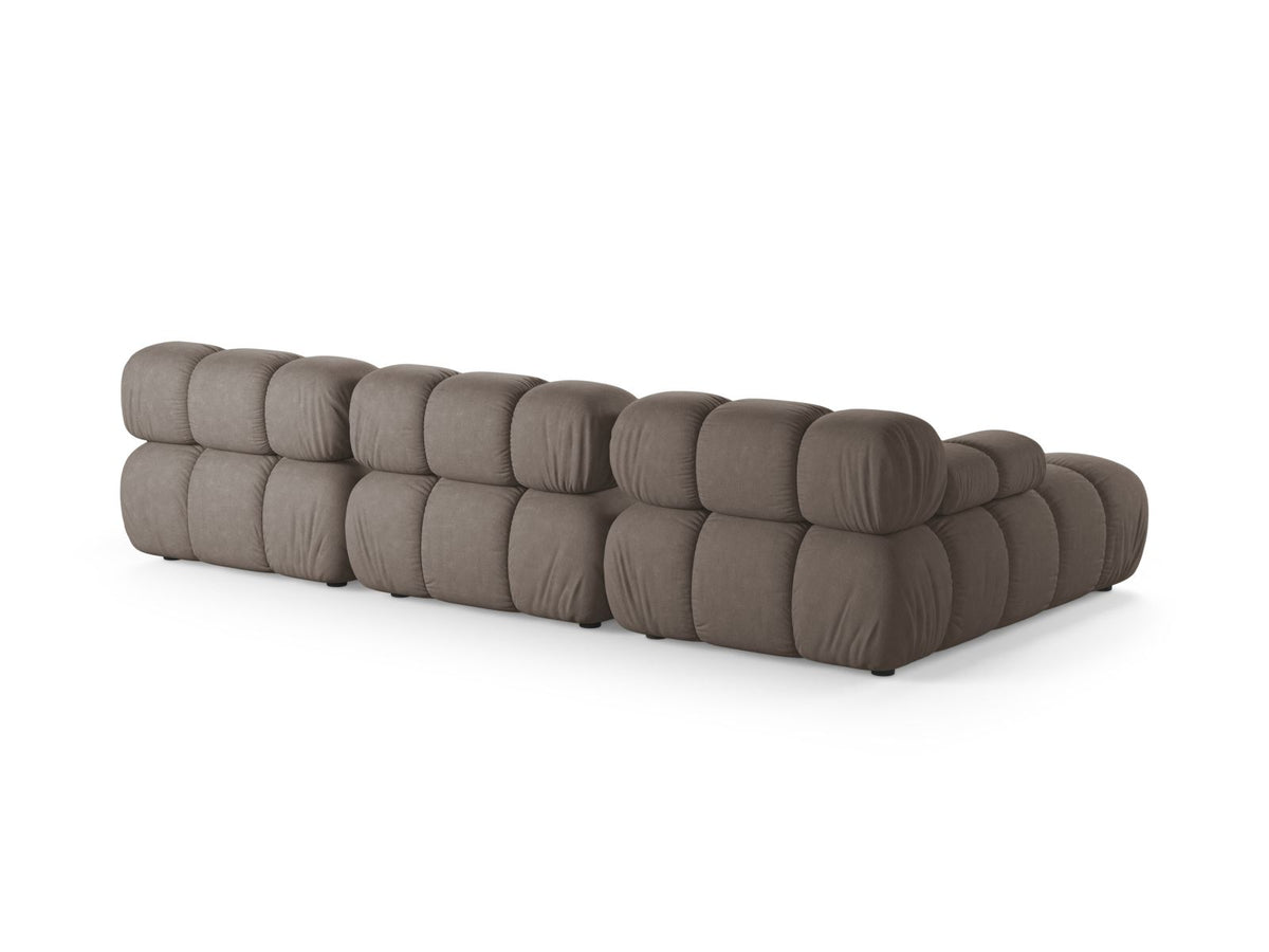 4-Sitzer Ecksofa links modular Bellis in Cappuccino-Liberty präsentiert im Onlineshop von KAQTU Design AG. Ecksofa links ist von Micadoni