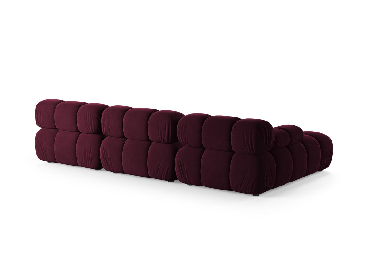4-Sitzer Modular Ecksofa links Bellis in Burgundy-Venus präsentiert im Onlineshop von KAQTU Design AG. Ecksofa links ist von Micadoni