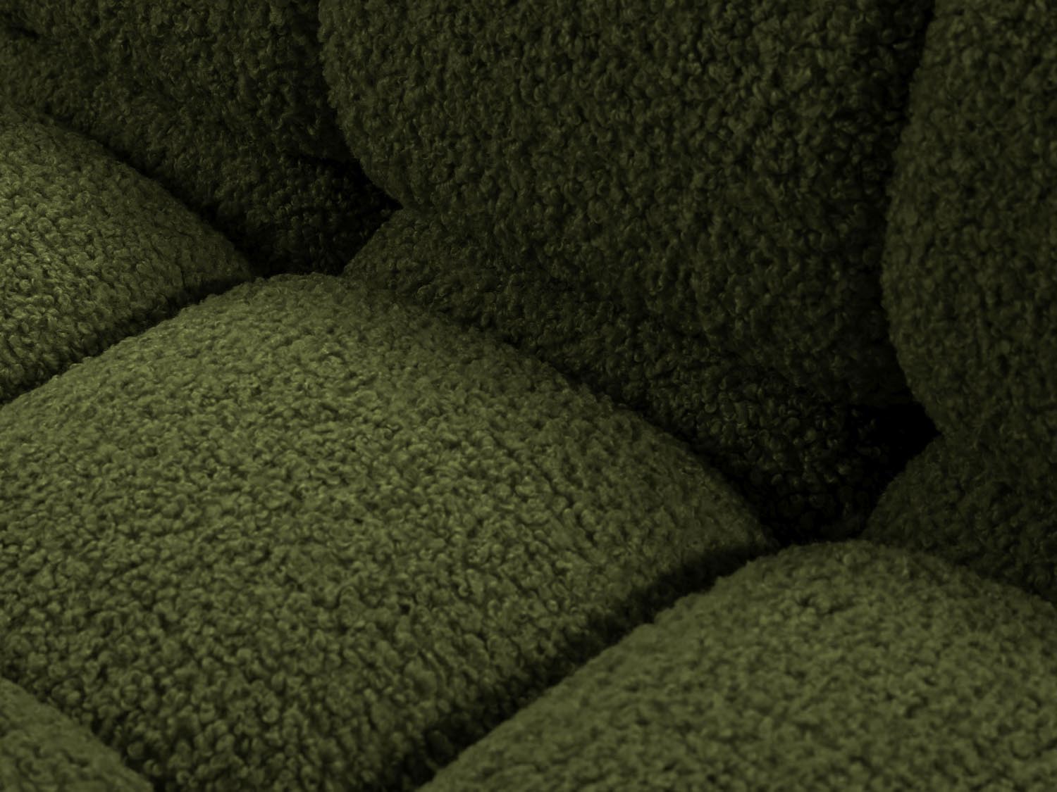 Bellis Boucle modulares Ecksofa rechts 4 Sitzer 155cm in Green präsentiert im Onlineshop von KAQTU Design AG. Ecksofa rechts ist von Micadoni