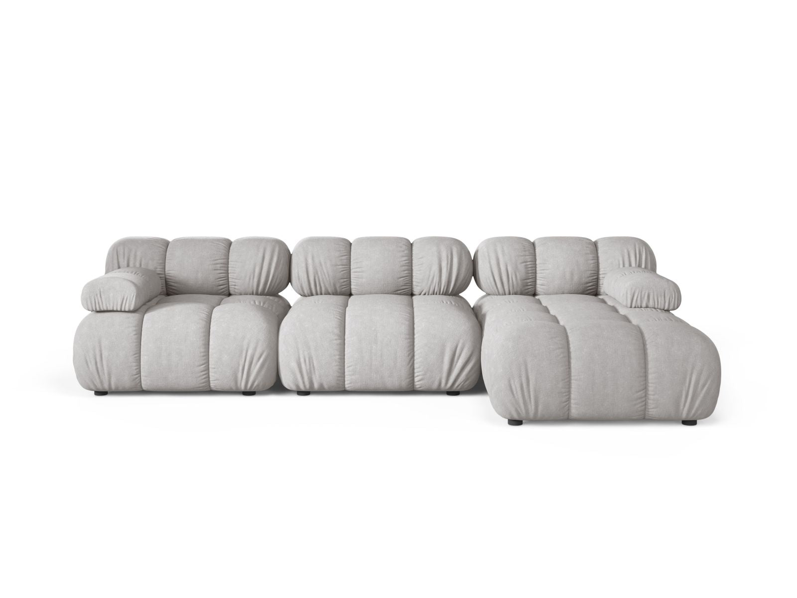 4-Sitzer Ecksofa rechts Bellis in Light Grey-Liberty präsentiert im Onlineshop von KAQTU Design AG. Ecksofa rechts ist von Micadoni