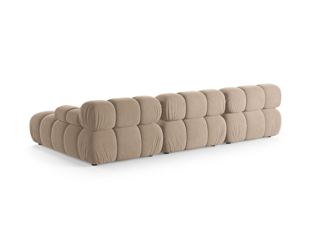 4-Sitzer Modular Ecksofa rechts Bellis in Beige-Venus präsentiert im Onlineshop von KAQTU Design AG. Ecksofa rechts ist von Micadoni