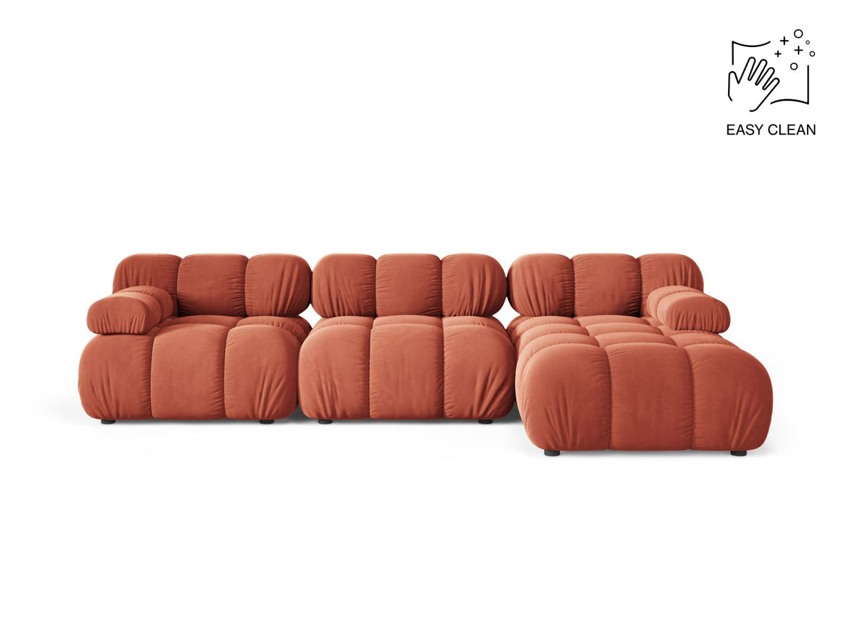 4-Sitzer Modular Ecksofa rechts Bellis in Coral-Venus präsentiert im Onlineshop von KAQTU Design AG. Ecksofa rechts ist von Micadoni