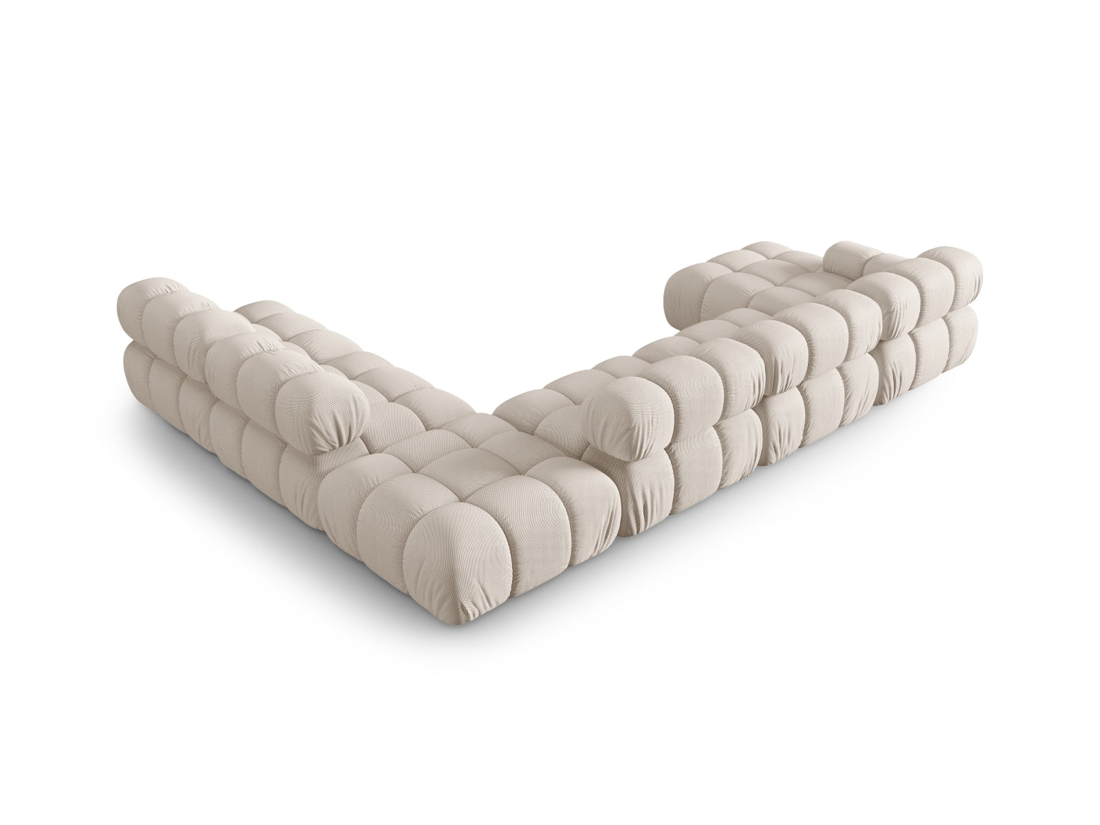 Bellis Modulares Panoramic Ecksofa rechts 7 Sitzer 282cm in Light Beige präsentiert im Onlineshop von KAQTU Design AG. Ecksofa rechts ist von Micadoni